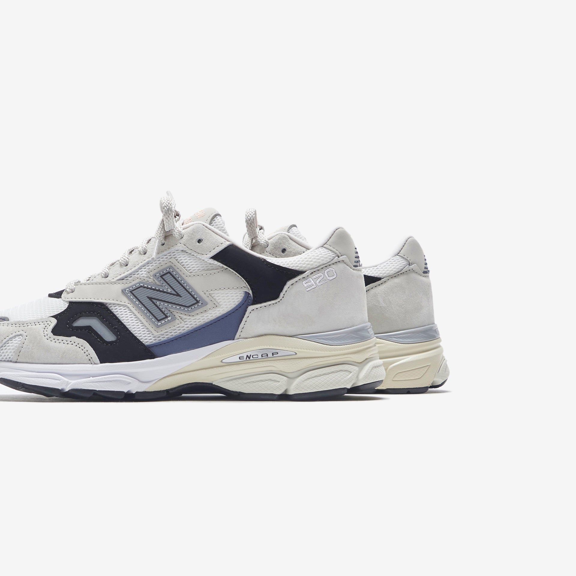 New Balance Made in UK 920 - Off White / White / Black / Blue