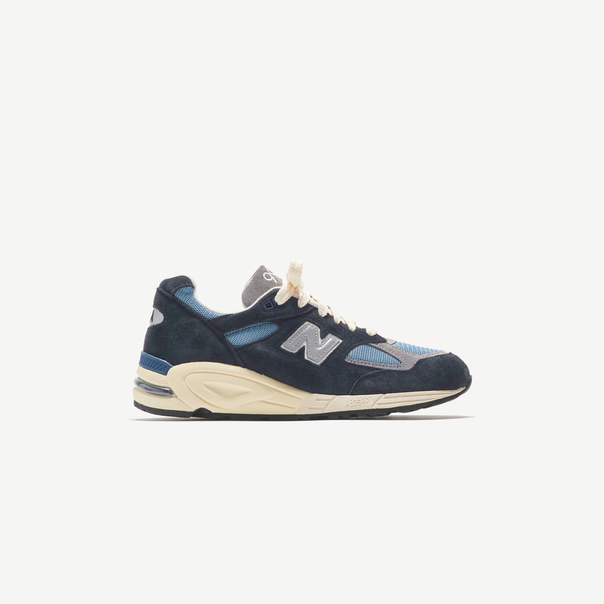 New Balance Made in USA 990Tb2 - Navy / Light Blue/ Grey – Kith