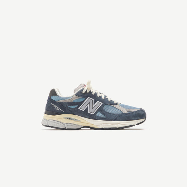 New Balance Made in USA 990TE3 - Navy / Light Blue / Grey – Kith