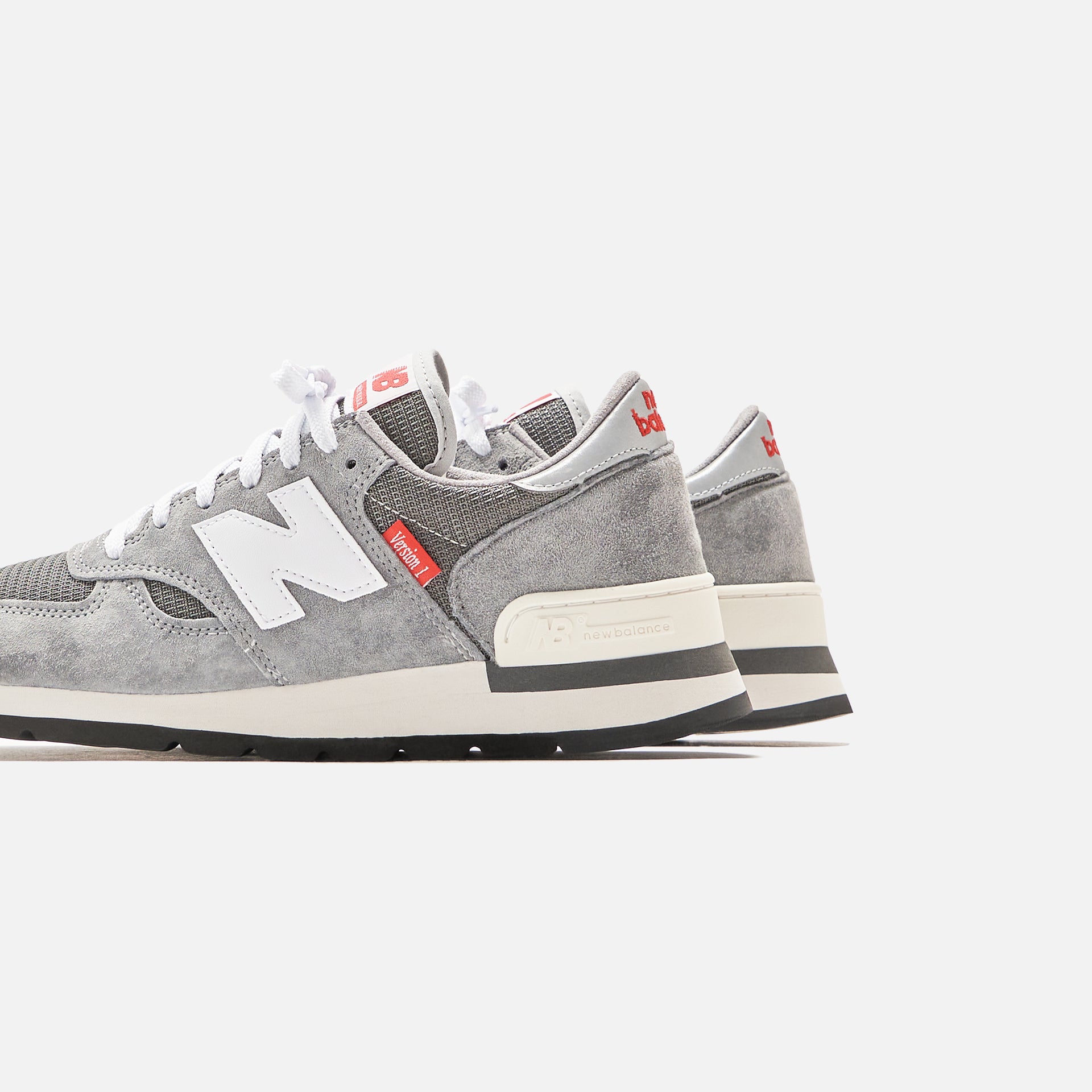 New Balance Made in US 990v1 - Grey / Red