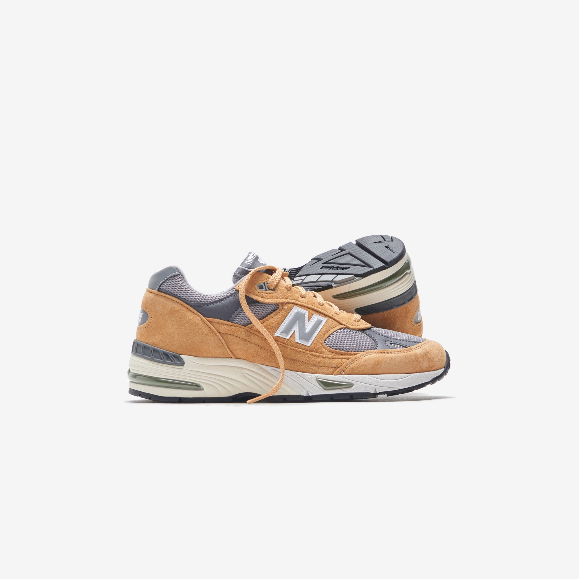 New Balance Made in UK 991 - Tan / Grey / Dark Grey – Kith