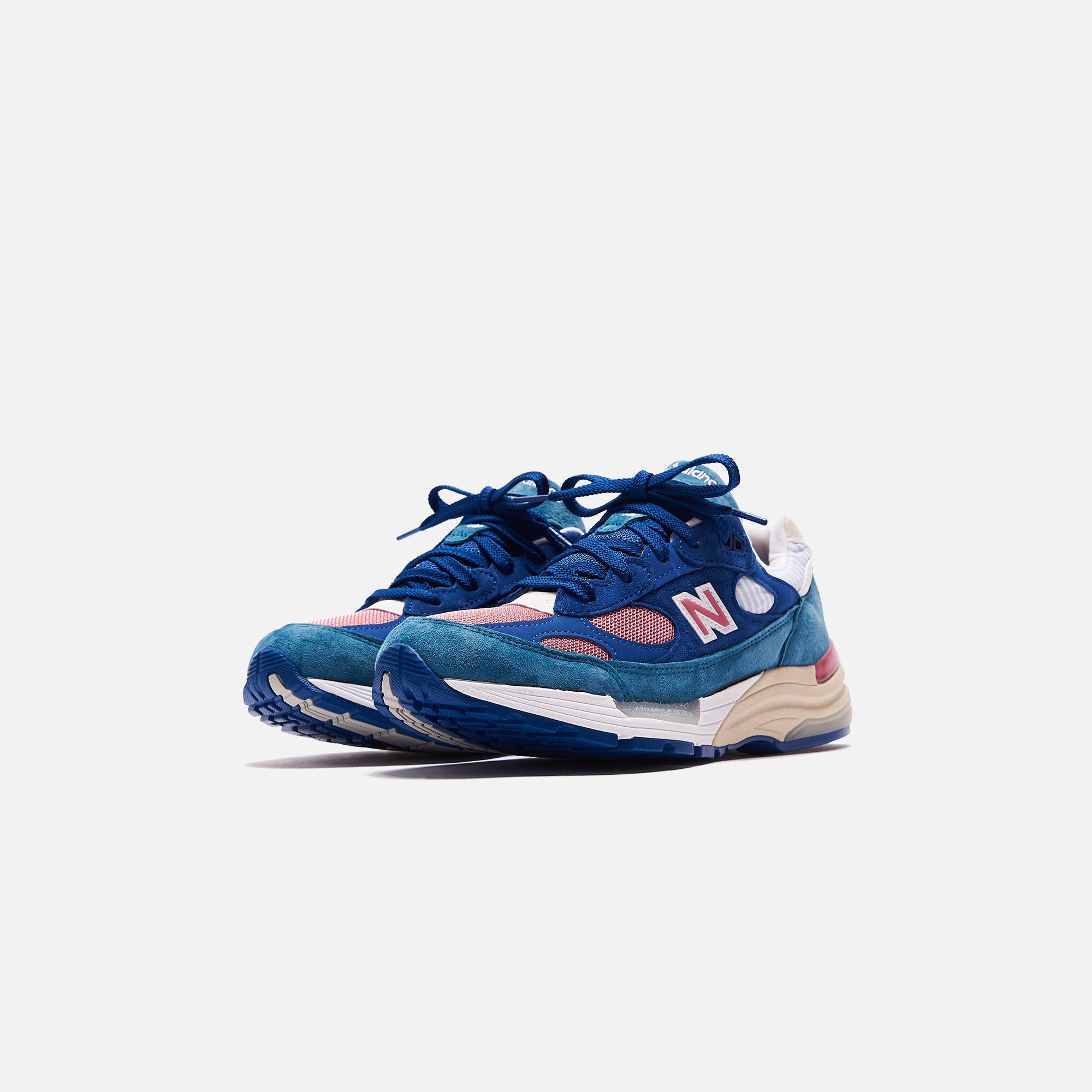 New Balance 992 - Navy / Green / Pink – Kith New Balance 992 - Navy / Green / Pink – Kith