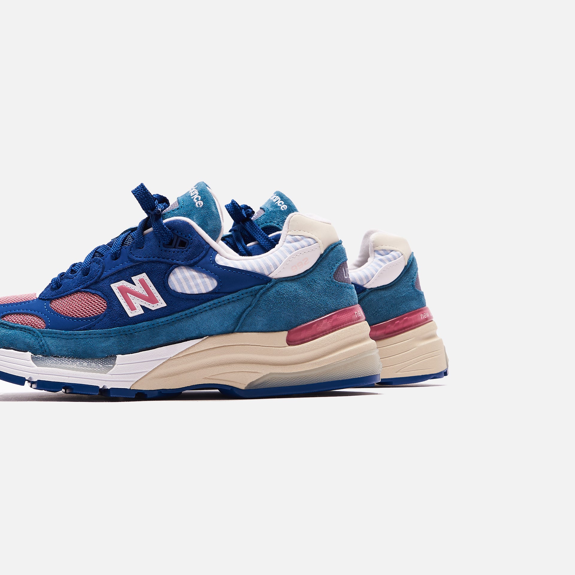 New Balance 992 - Navy / Green / Pink