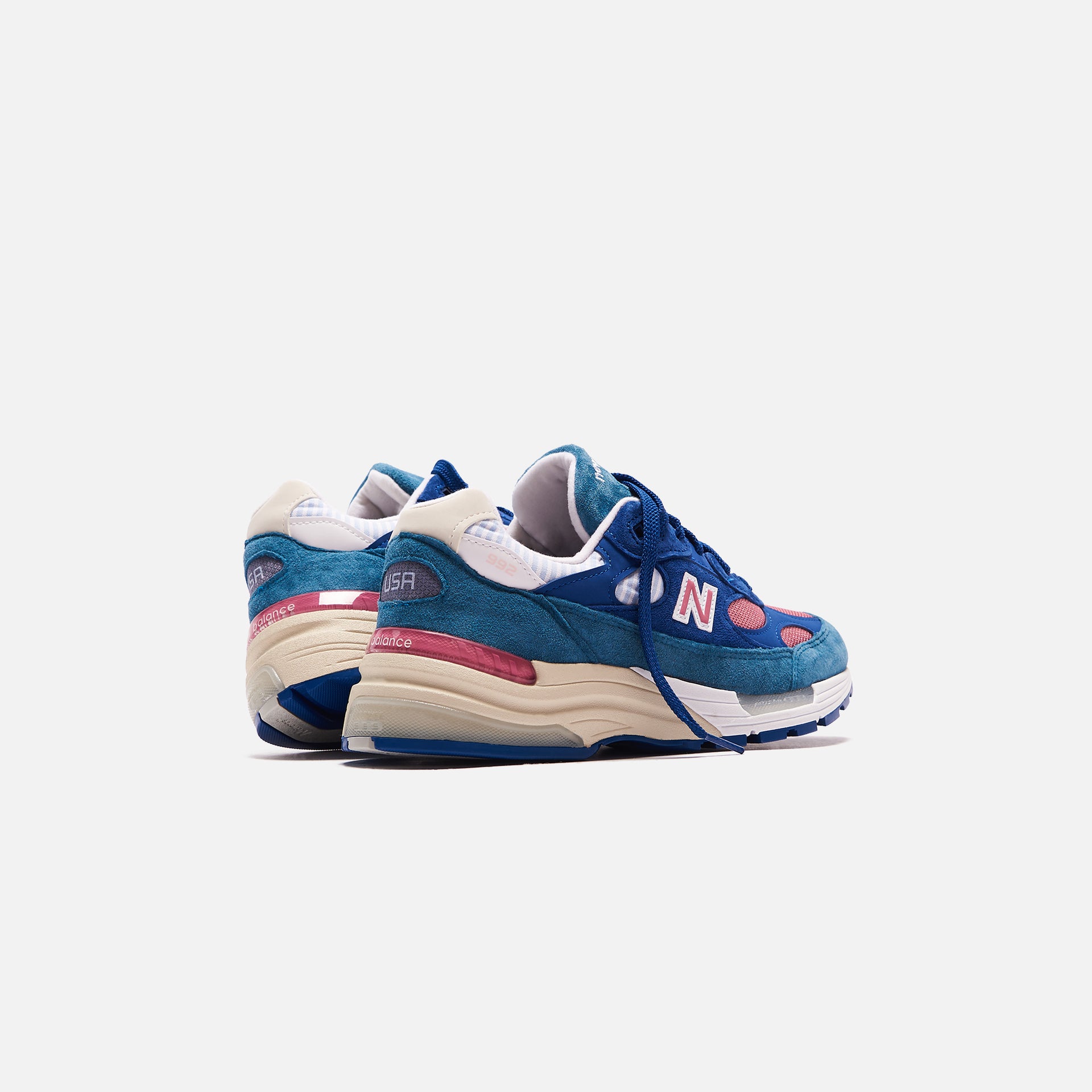New Balance 992 - Navy / Green / Pink