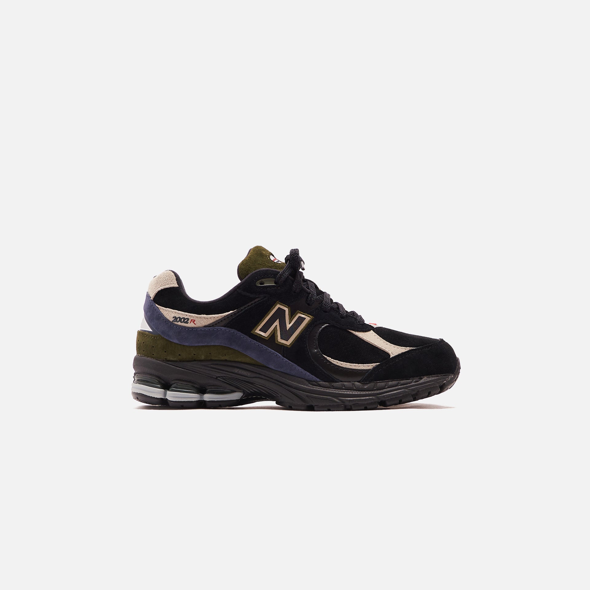 New Balance 2002R - Black / Oak Leaf Green / Grey Oak