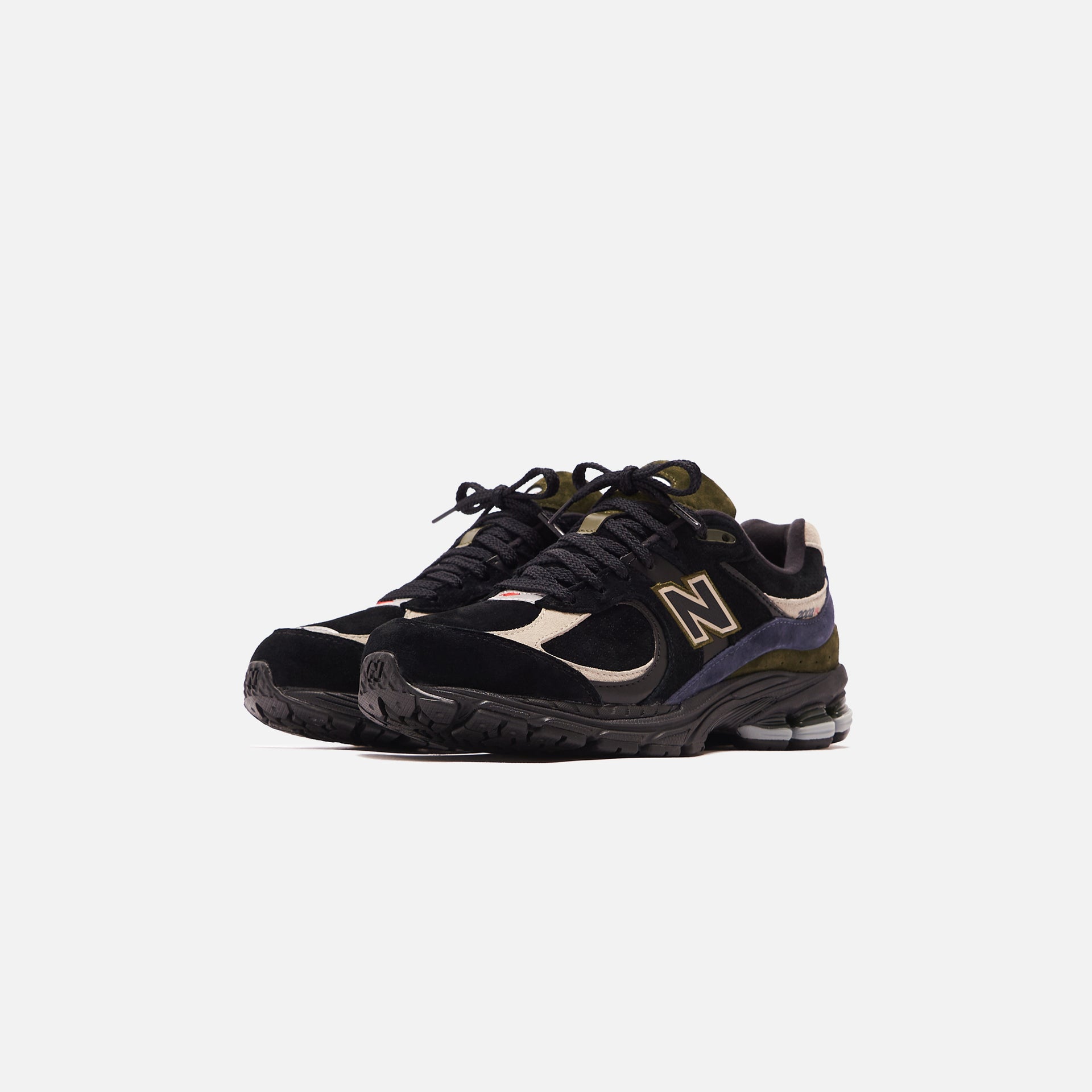 New Balance 2002R - Black / Oak Leaf Green / Grey Oak