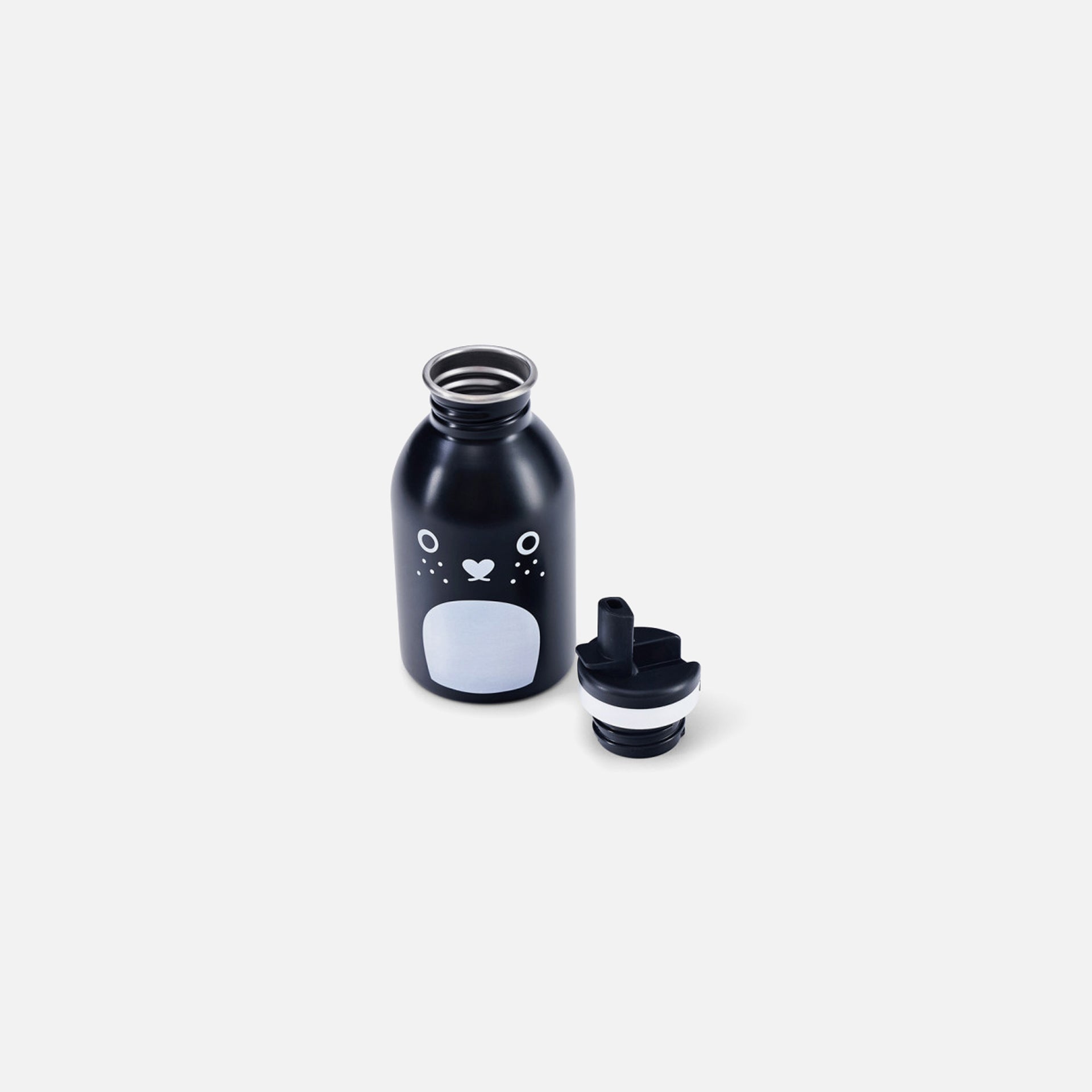 Noodoll Riceberry Water Bottle - Black