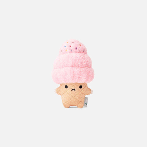Noodoll Ricecream Strawberry Mini Plush Toy - Vanilla