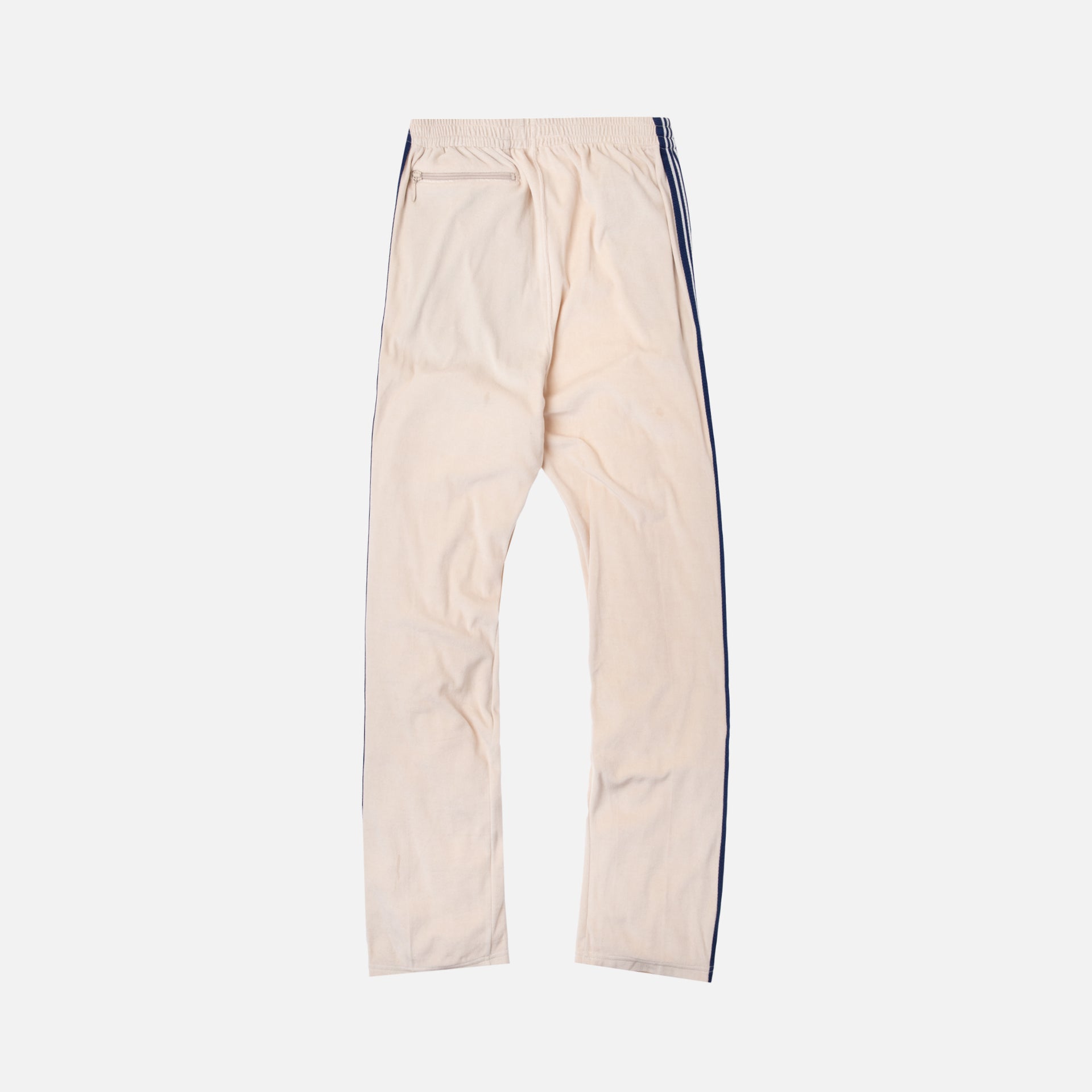 Needles Narrow Velour Track Pant - Beige