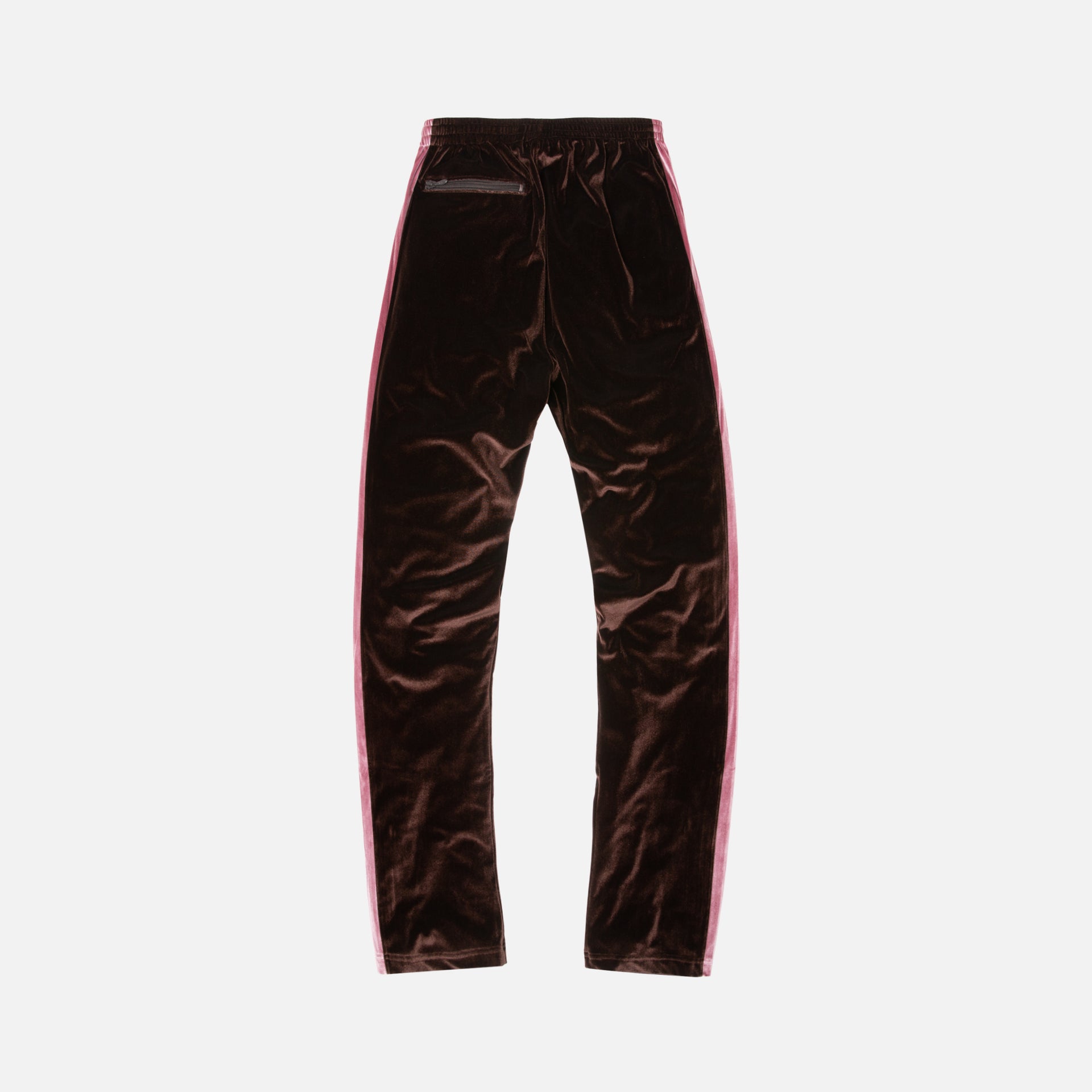 Needles Papillion Emb. Side Line Track Pant - Velour Brown