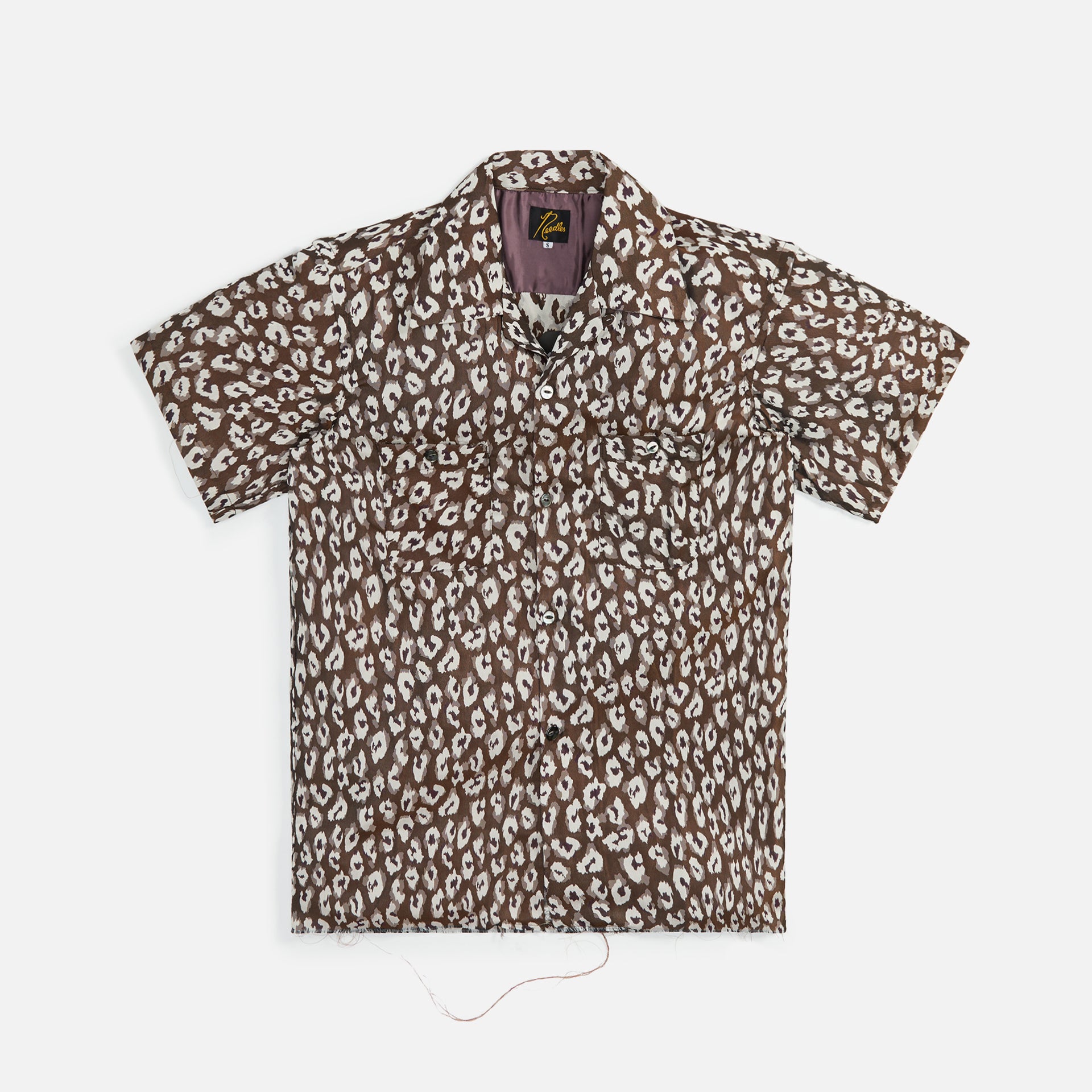 Needles C.O.B. Classic Shirt Jacquard - Leopard