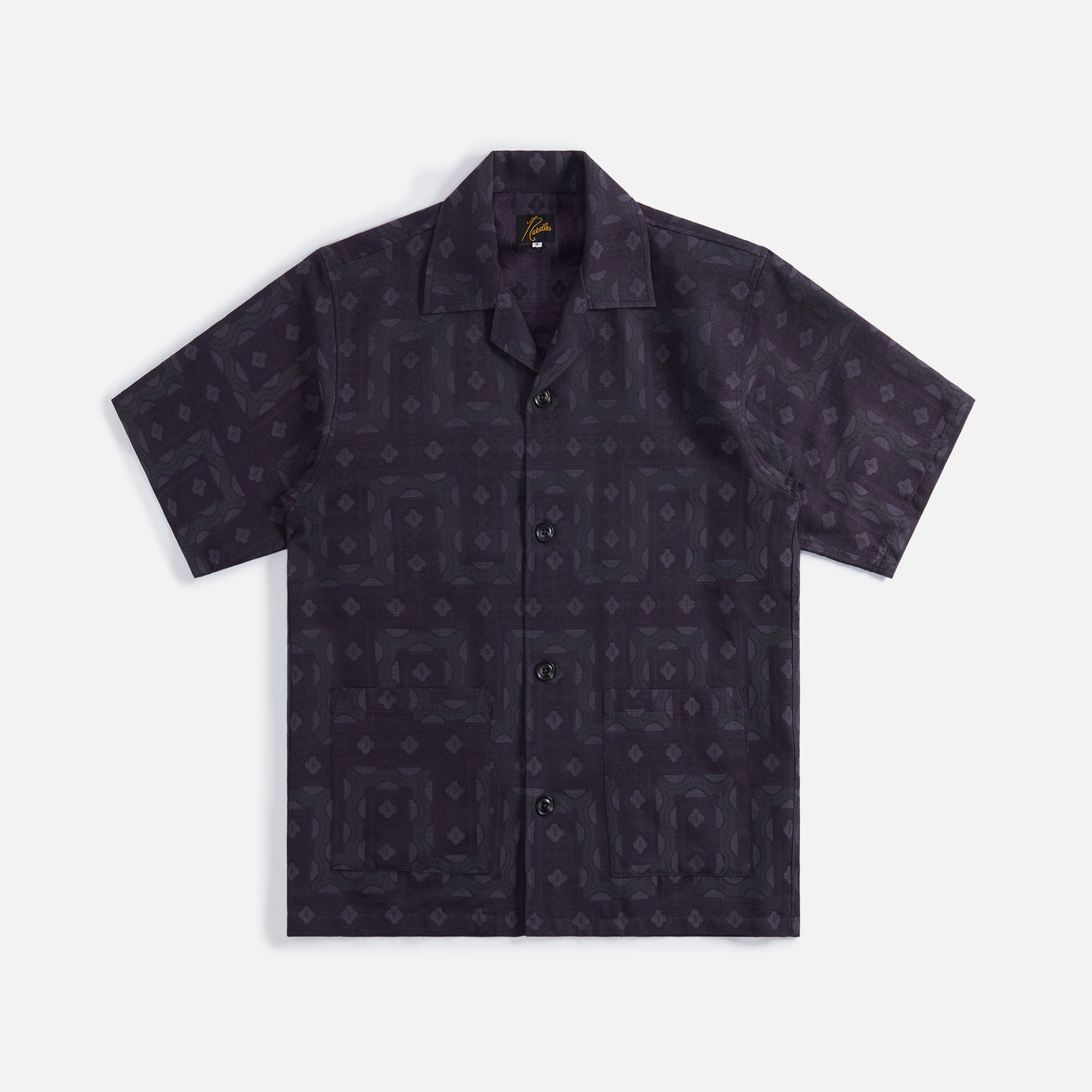 Needles Ethnic Jacquard Cabana Shirt - Charcoal – Kith