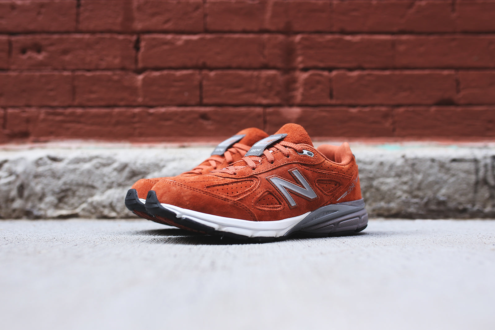 New Balance Kids KJ990OOG - Rust / Grey