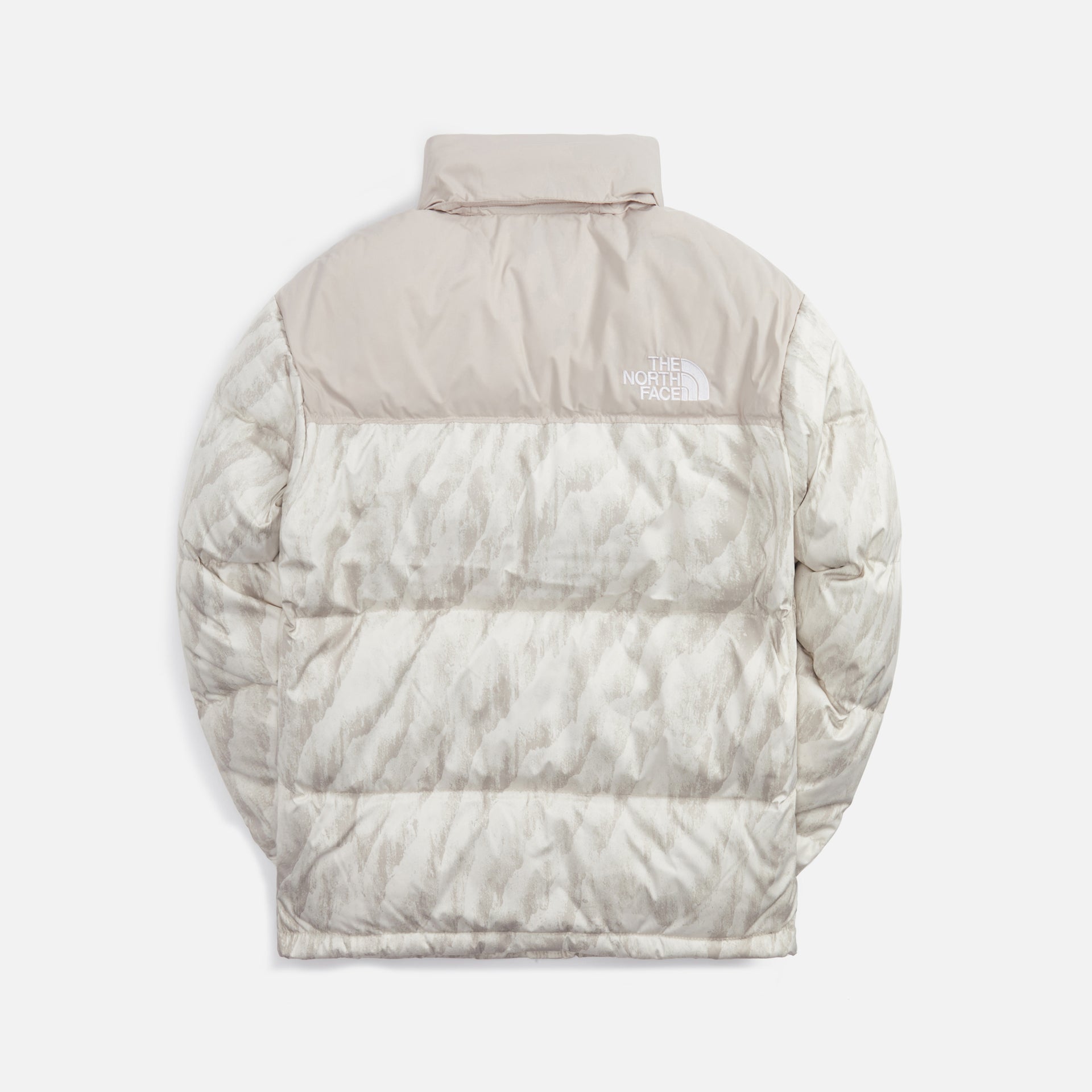 The North Face Printed 1996 Retro Nuptse Jacket - Silver Grey