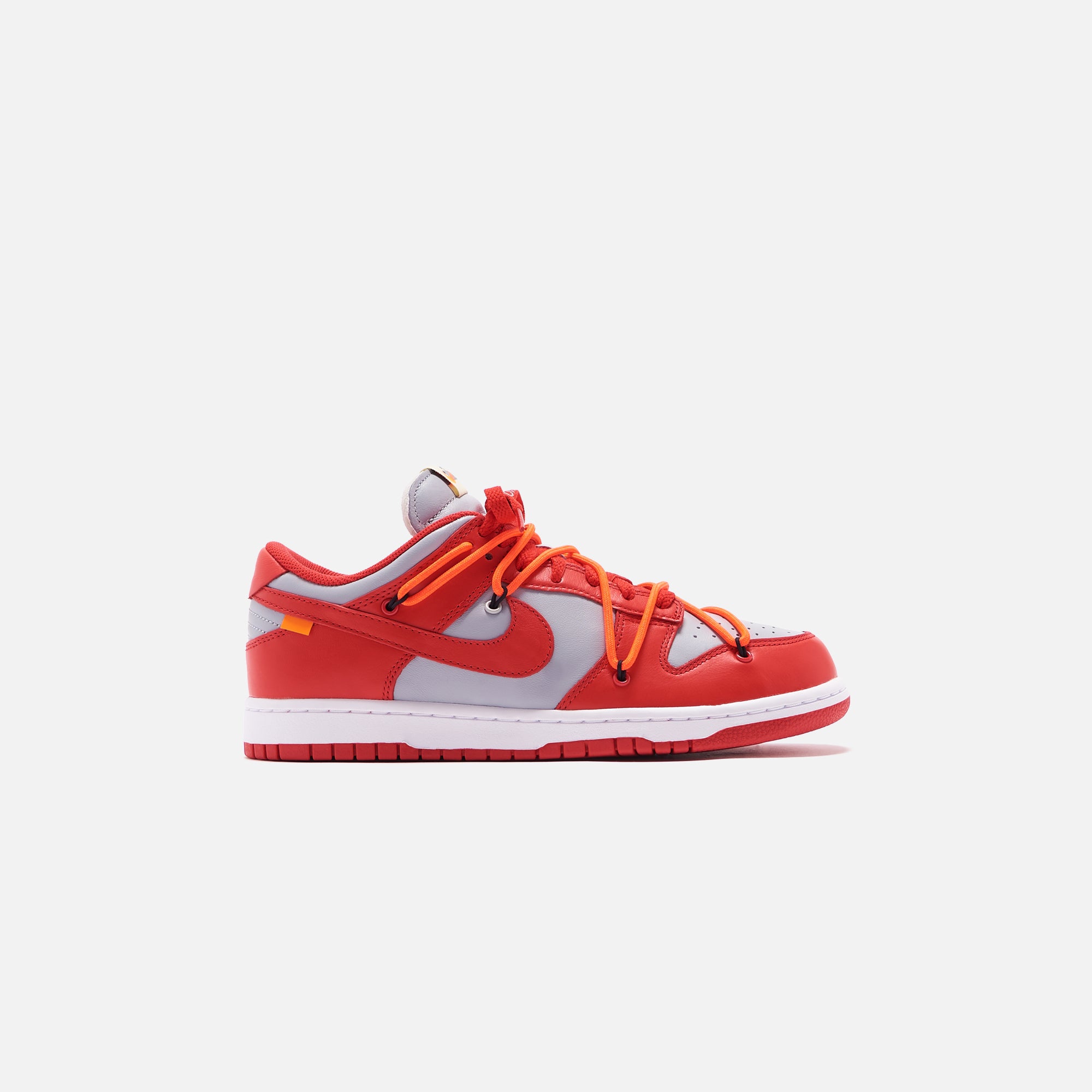 red dunk off white