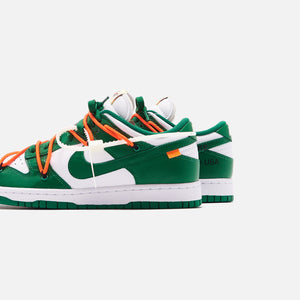 Nike x Off-White Dunk Low Leather - Pine Green / White