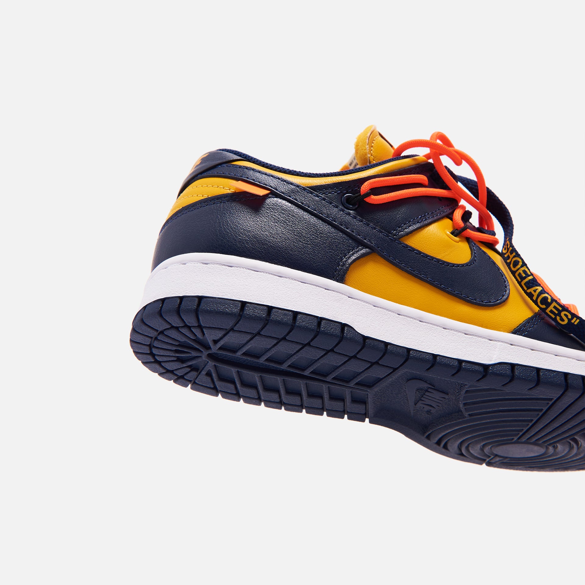 Nike x Off-White Dunk Low Leather - University Gold / Navy / White