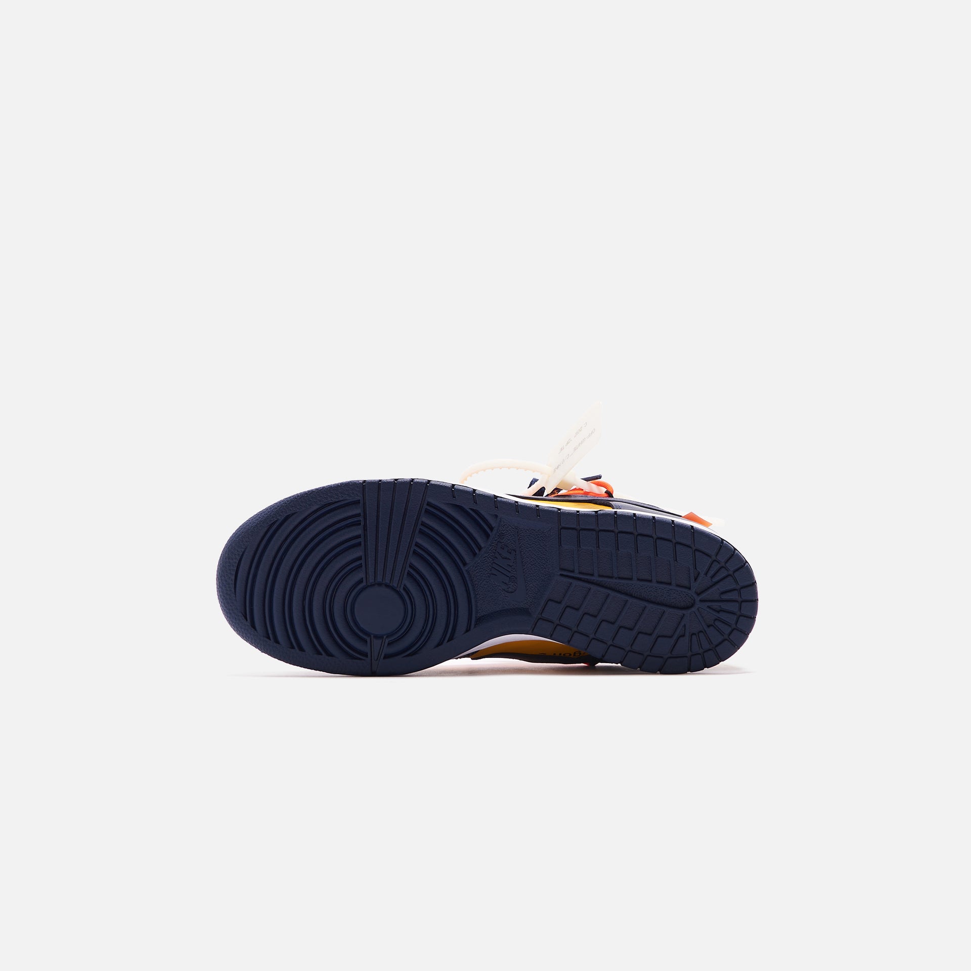 Nike x Off-White Dunk Low Leather - University Gold / Navy / White