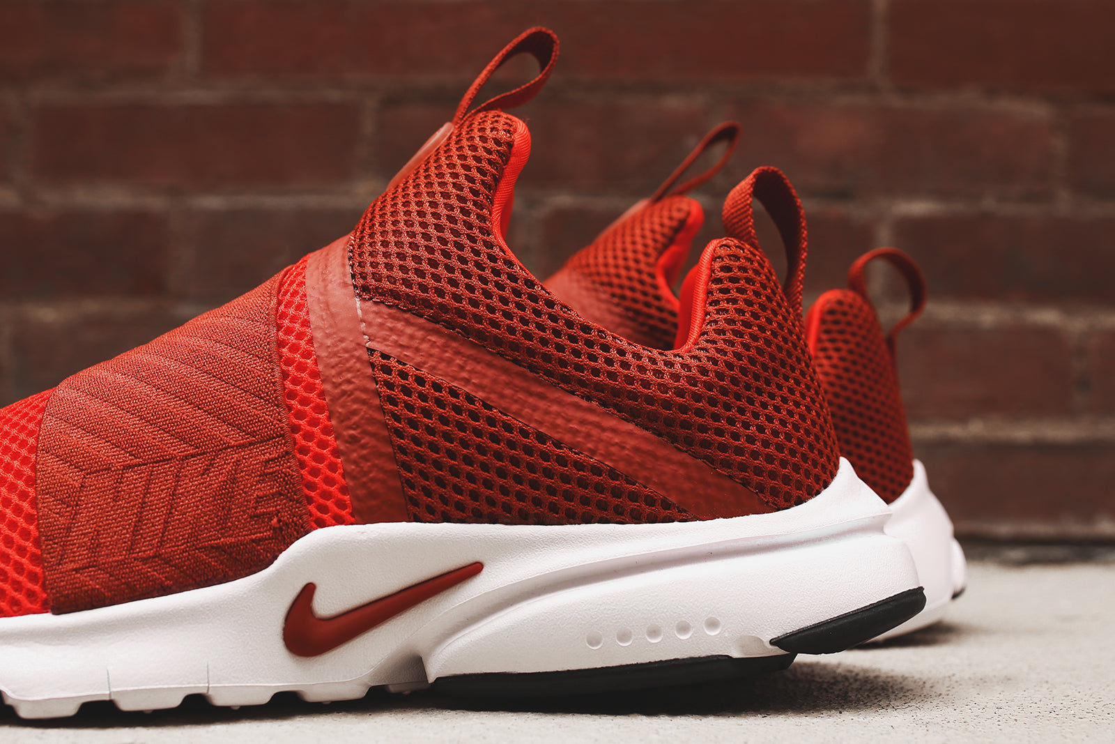 Nike Grade School Presto - Extreme Red / White