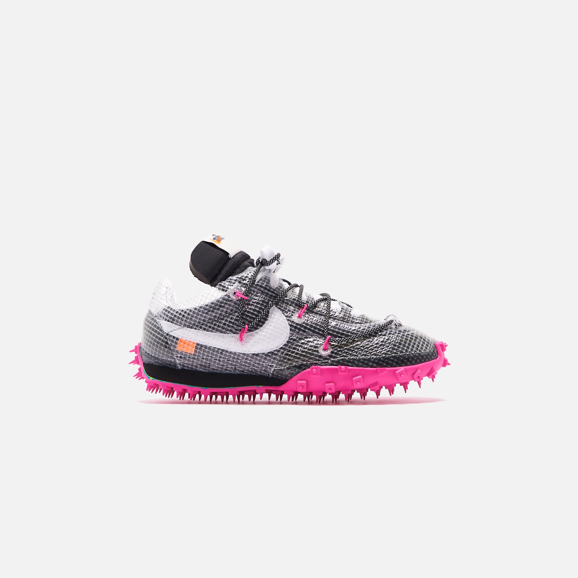 Nike x Off-White WMNS Waffle Racer - Black / White / Fuchsia – Kith