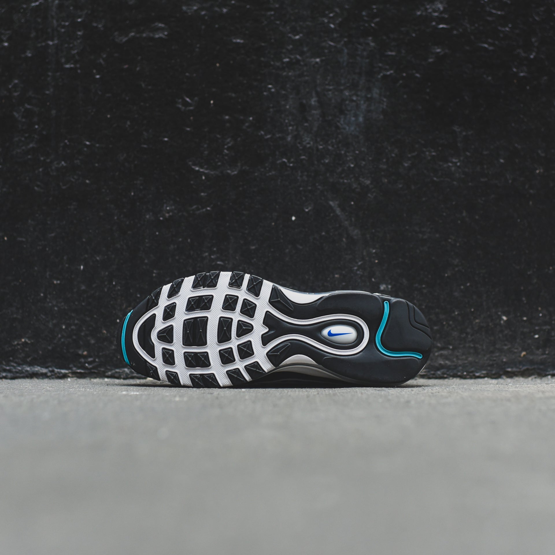 Nike Air Max 98 Premium - White / Teal Nebula / University Gold / Black