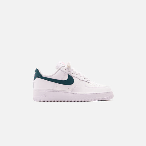 Nike WMNS Air Force 1 - White / Dark Teal Green / Sunset Pulse