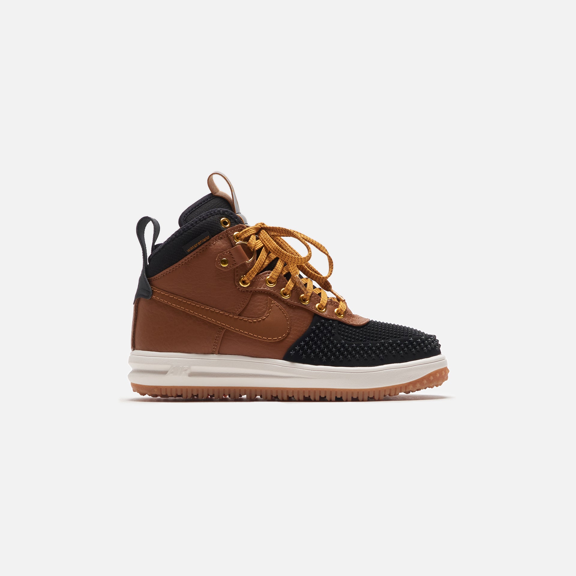 Nike Lunar Force Duckboot Ale Brown Black Goldtone – Kith