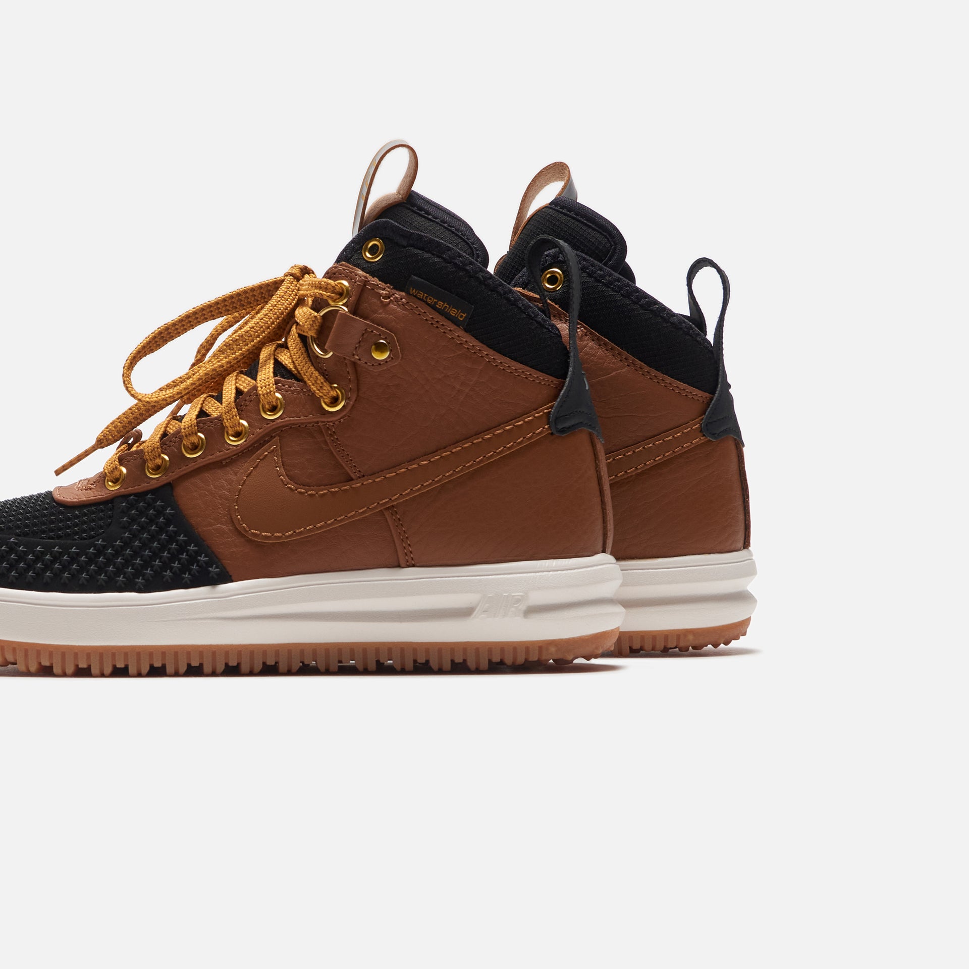 Nike Lunar Force 1 Duckboot - Ale Brown / Black / Goldtone