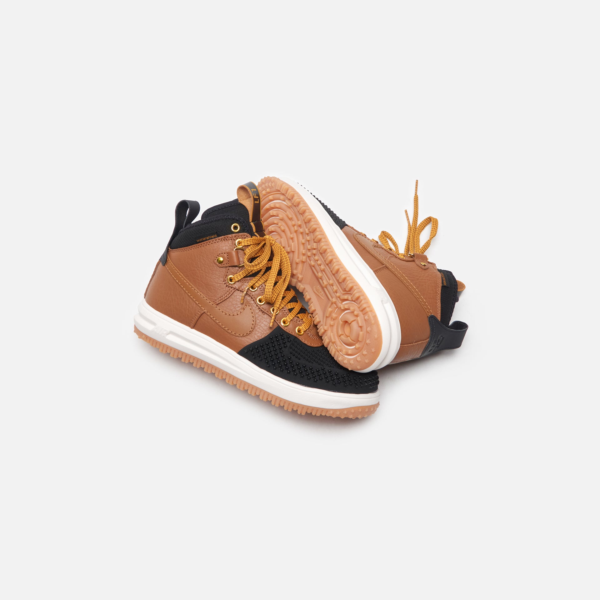 Nike Lunar Force 1 Duckboot - Ale Brown / Black / Goldtone