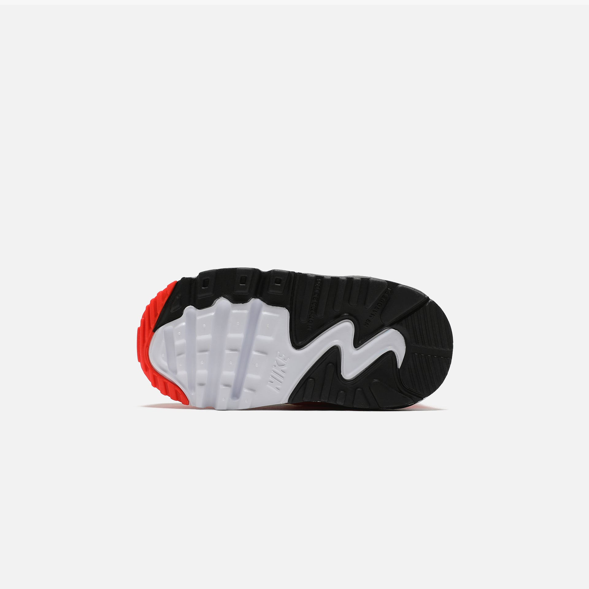 Nike Air Max 90 Toddler - White / Black / Bright Crimson / Chrome Yellow