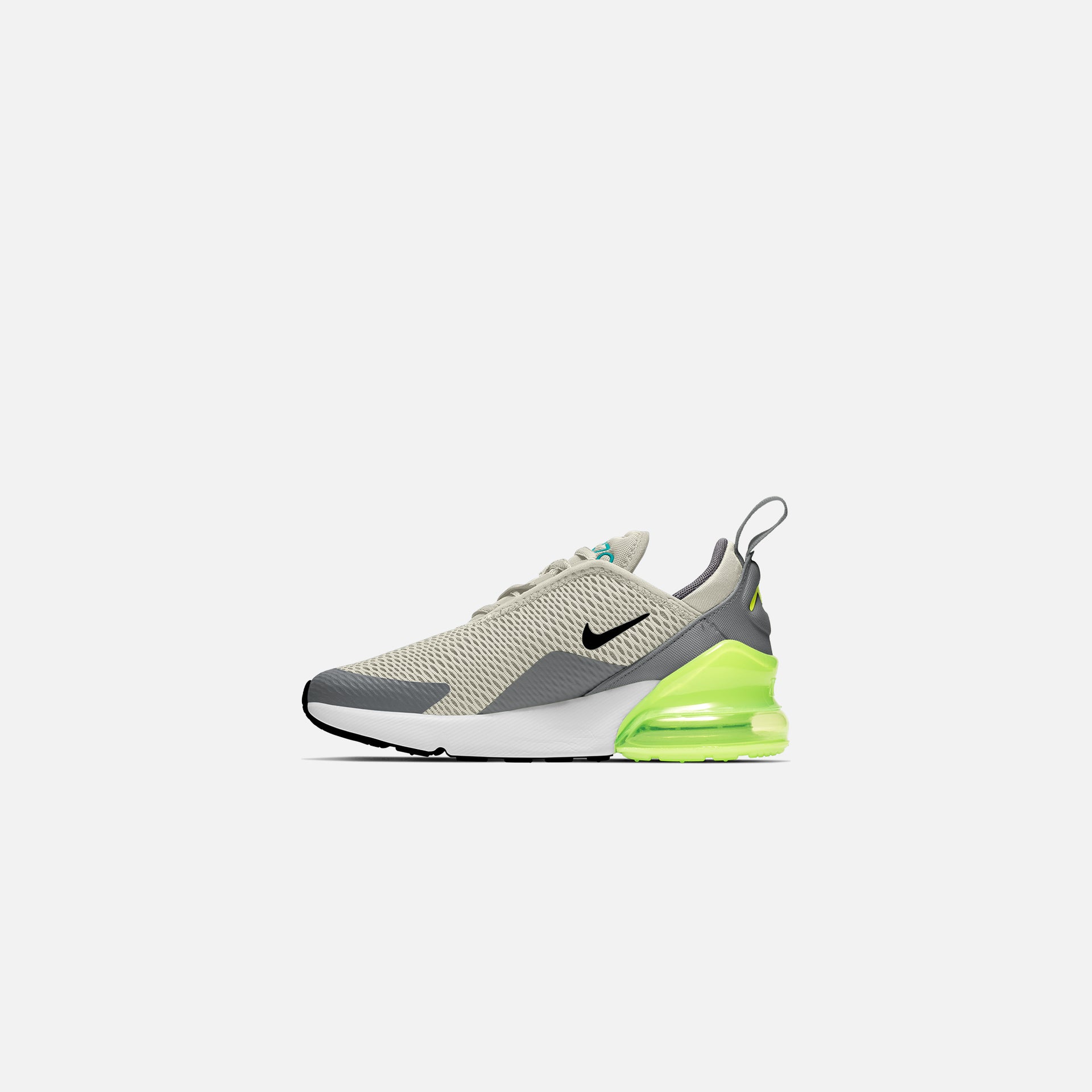 Nike Pre-School Air Max 270 - Light Bone / Black / Volt / Particle Grey