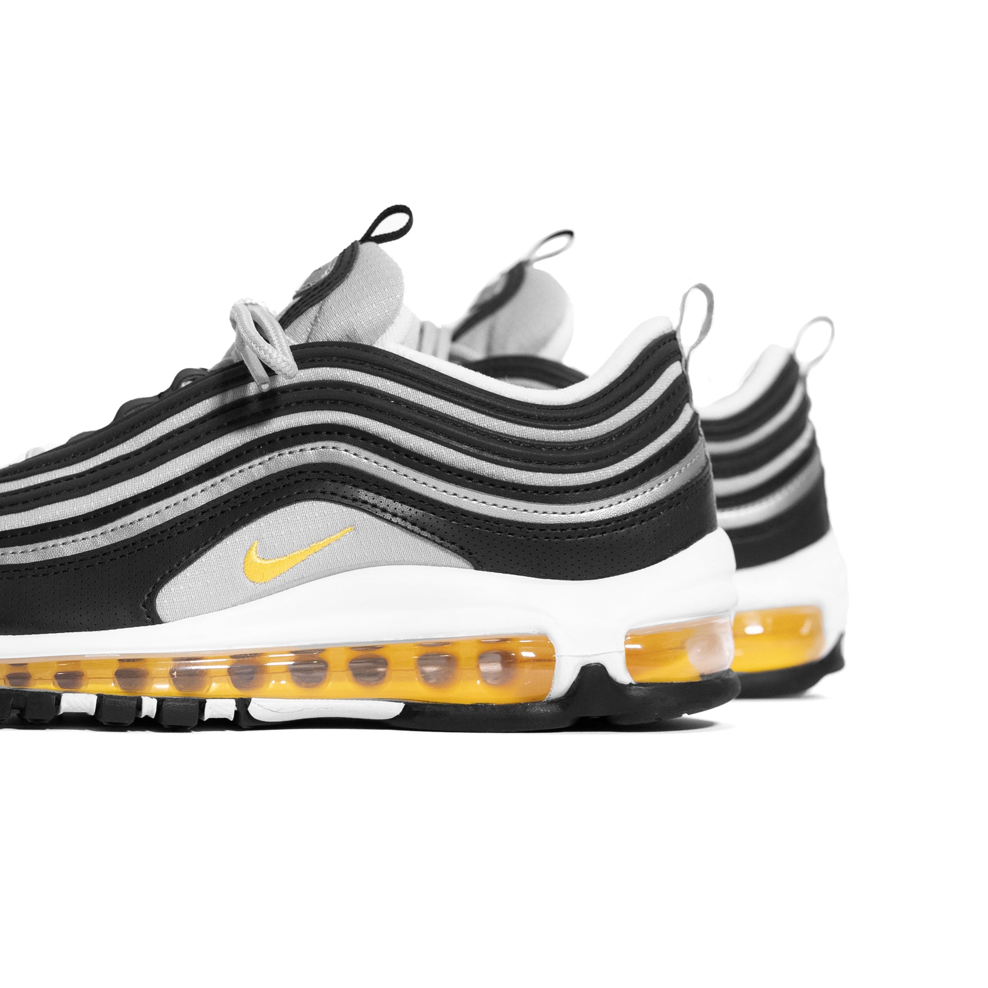 Nike Air Max 97 Grade School - Black / Amarillo / Reflect Silver / White