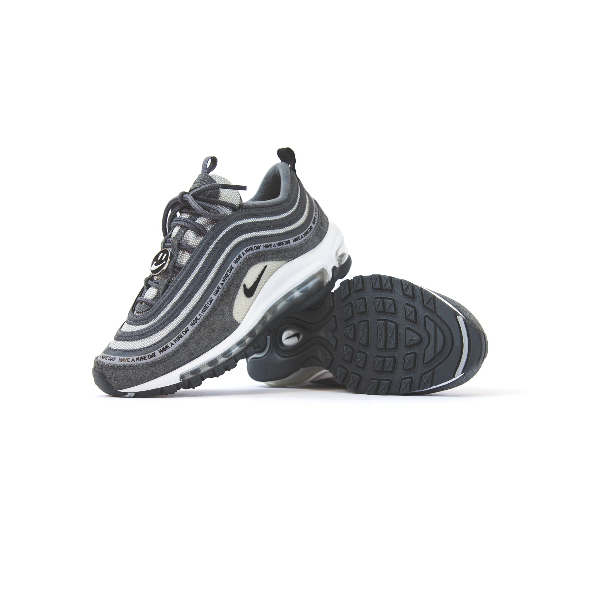 Nike GS Air Max 97 Dark Grey Black Wolf Grey White – Kith