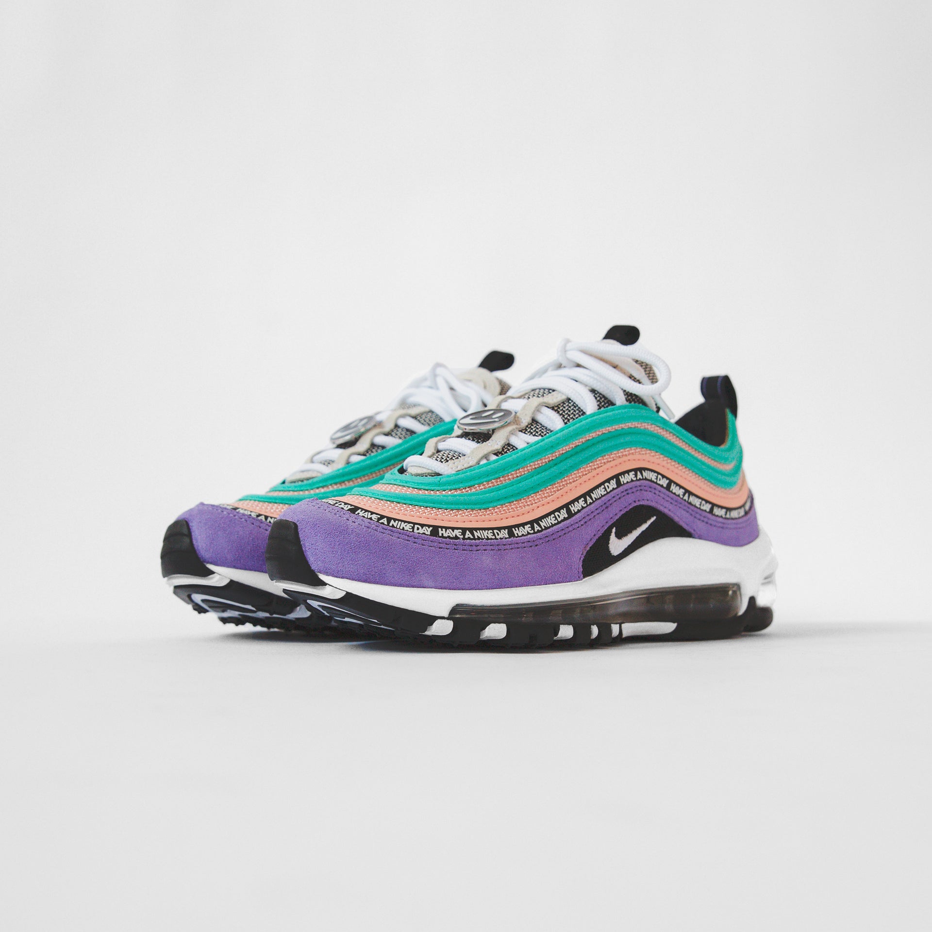 Nike GS Air Max 97 Space Purple White Black Bleach – Kith