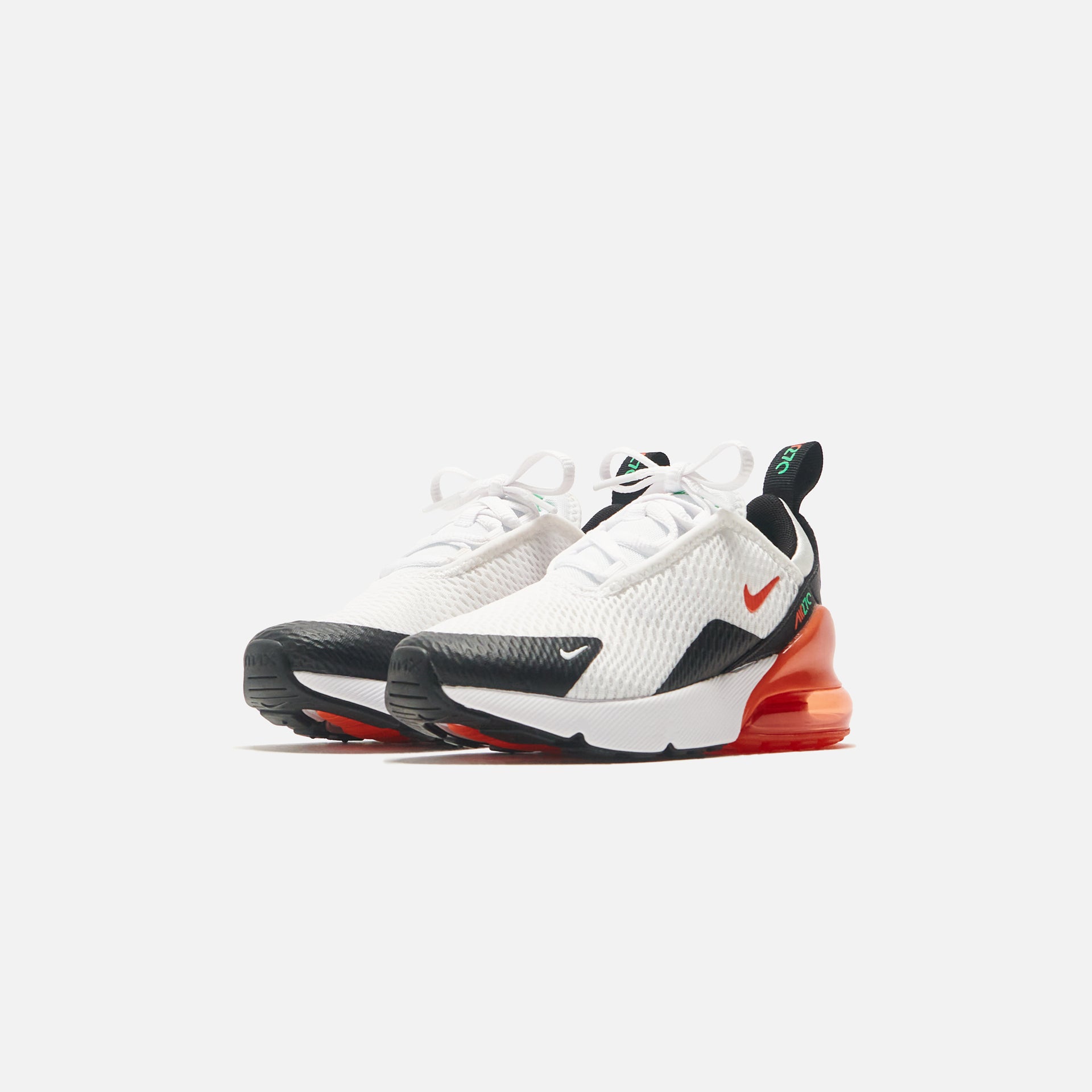 Nike Pre-School Air Max 270 - White / Turf Orange / Stadium Green / Black