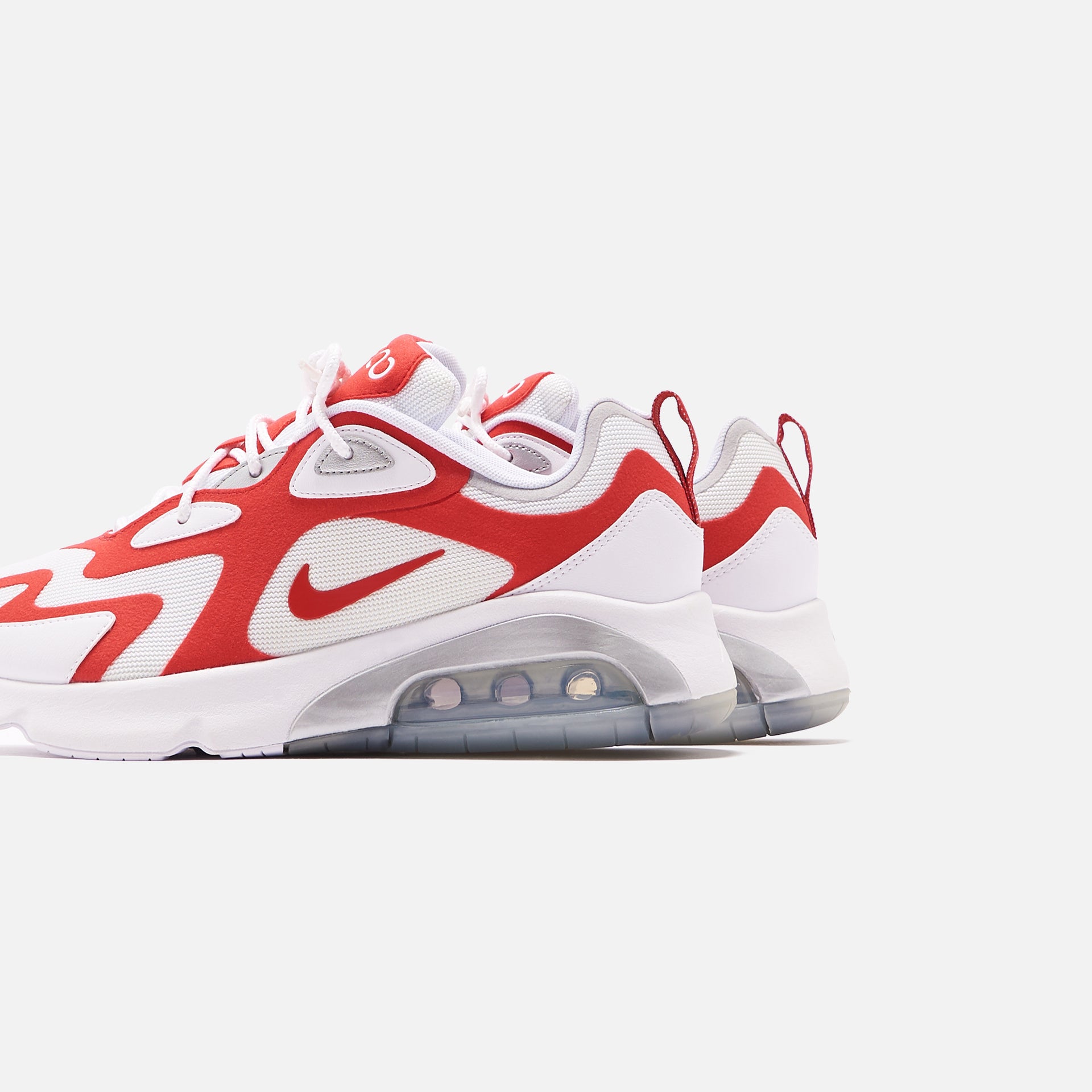 Nike Air Max 200 - White / University Red / Metallic Silver
