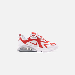 Nike Air Max 200 - White / University Red / Metallic Silver