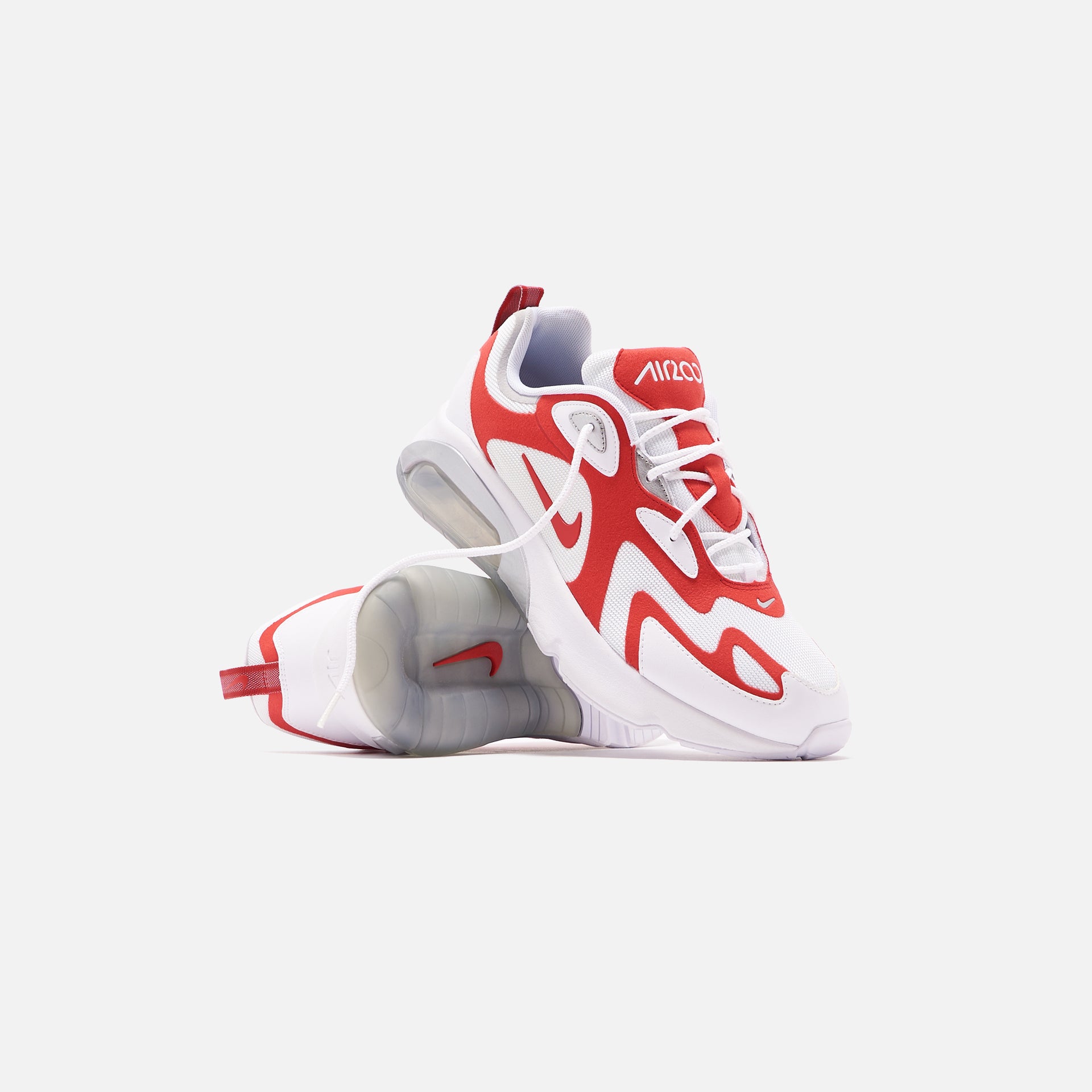 Nike Air Max 200 - White / University Red / Metallic Silver
