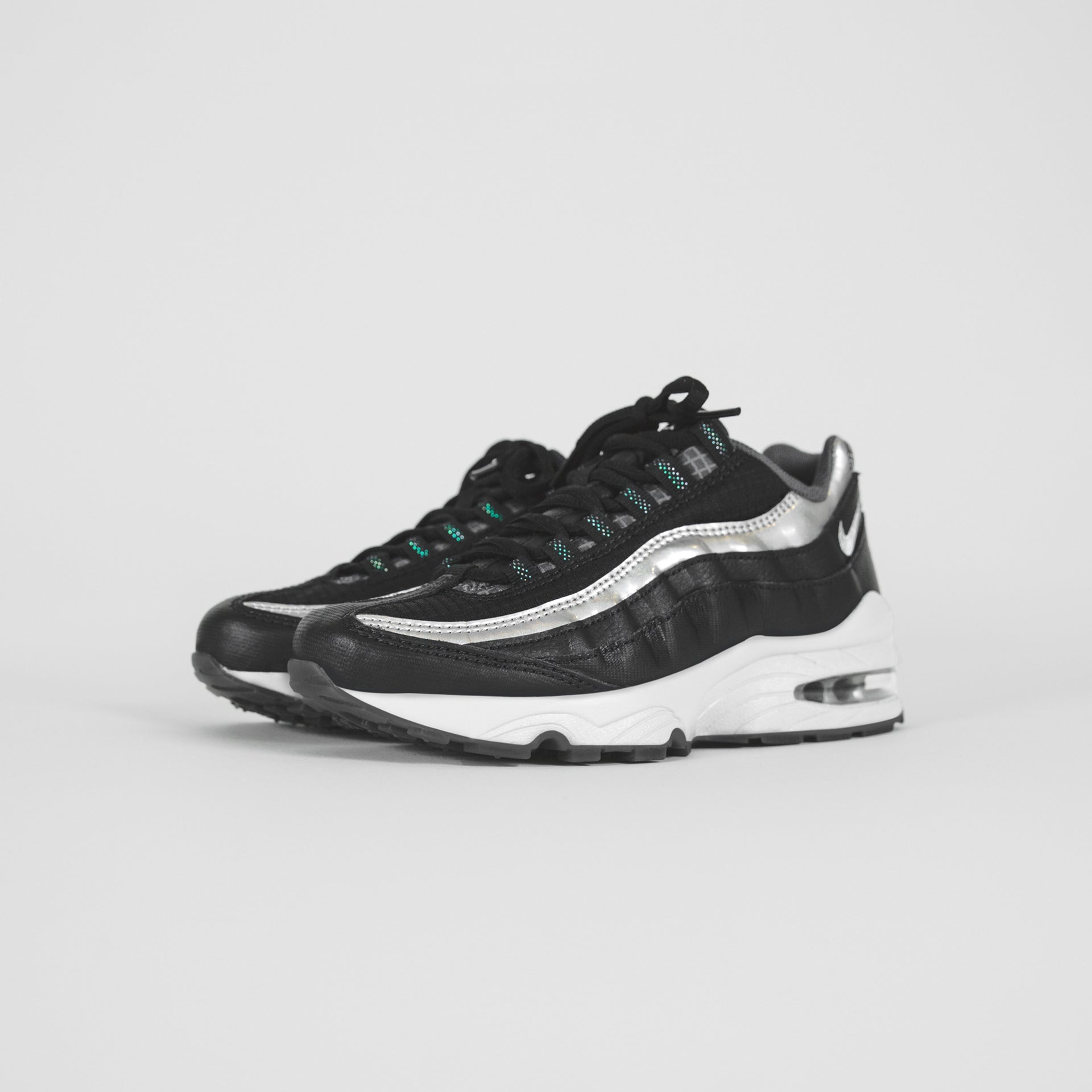 Nike Grade School Air Max 95 Y2K - Black / Metallic Silver / Dark Grey / Pure Platinum