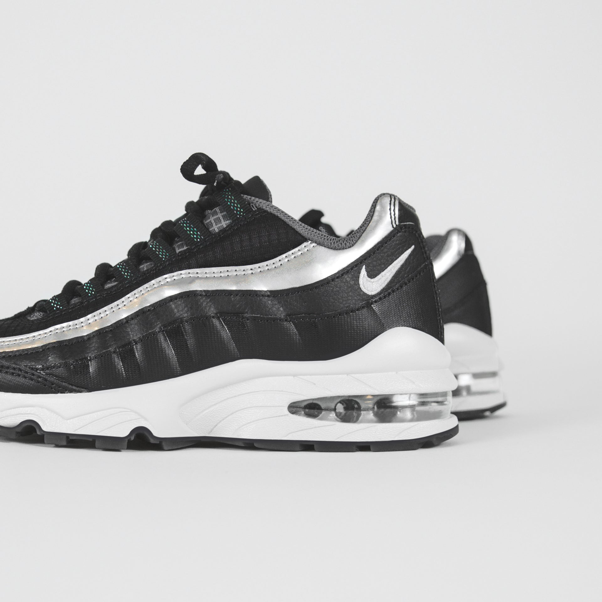 Nike Grade School Air Max 95 Y2K - Black / Metallic Silver / Dark Grey / Pure Platinum