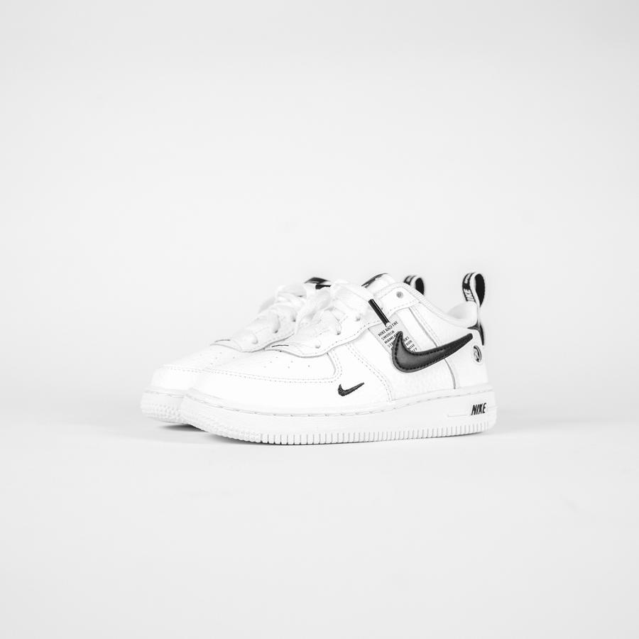 Nike GS Air Force 1 LV8 Utility - Black / White