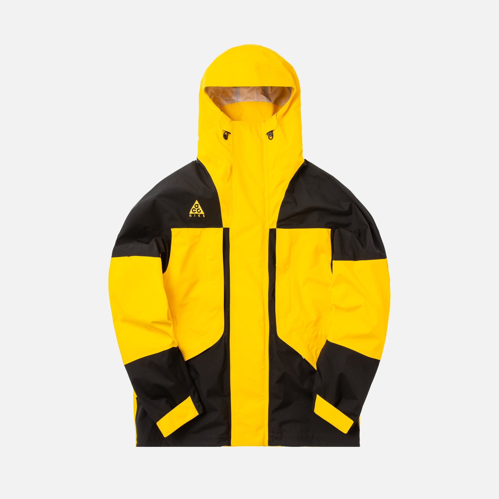 Nike yellow outlet and black jacket