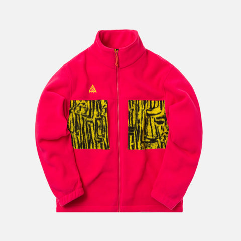 Nike ACG Microfleece Jacket - Pink / Yellow