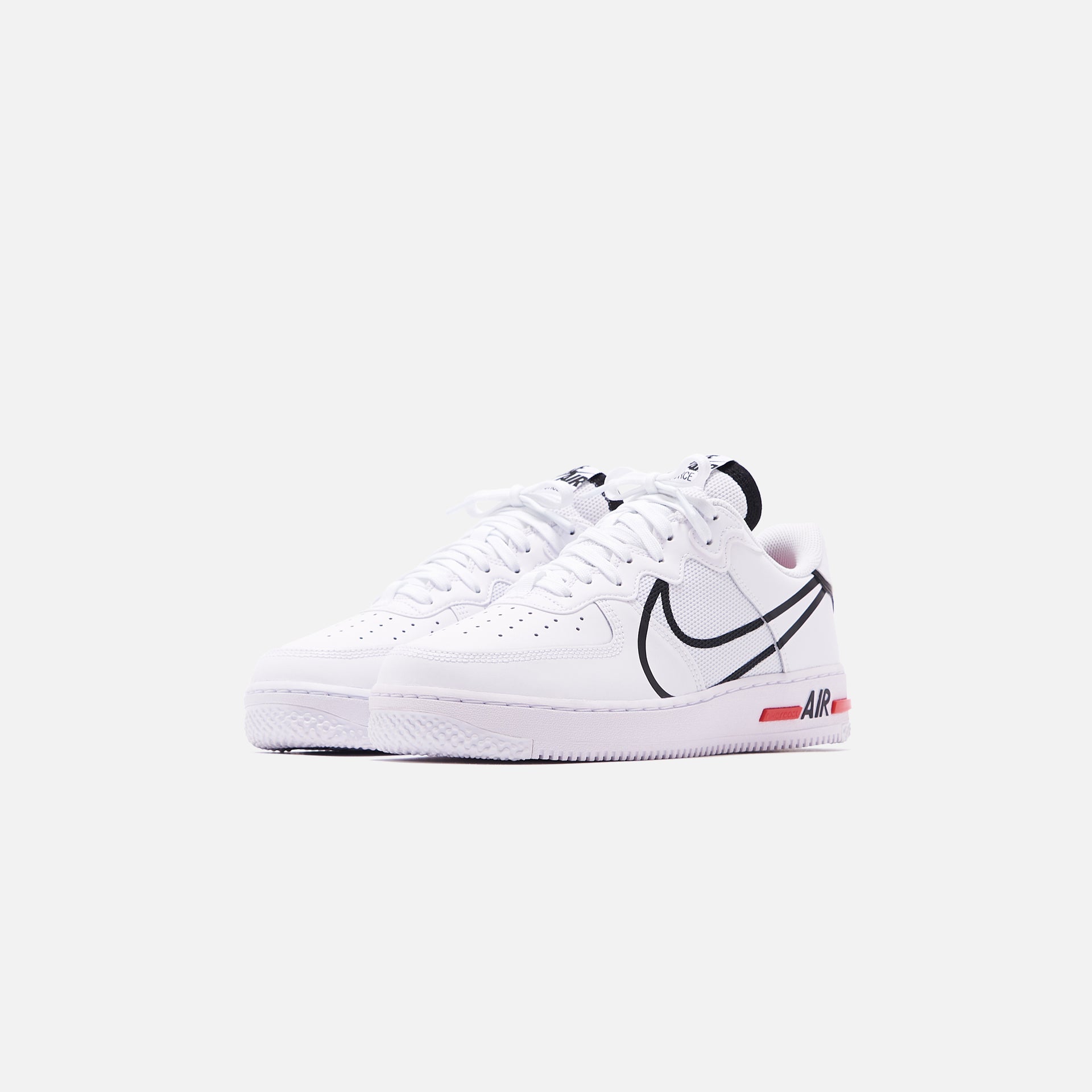 Nike Air Force 1 React - White / Black / University Red