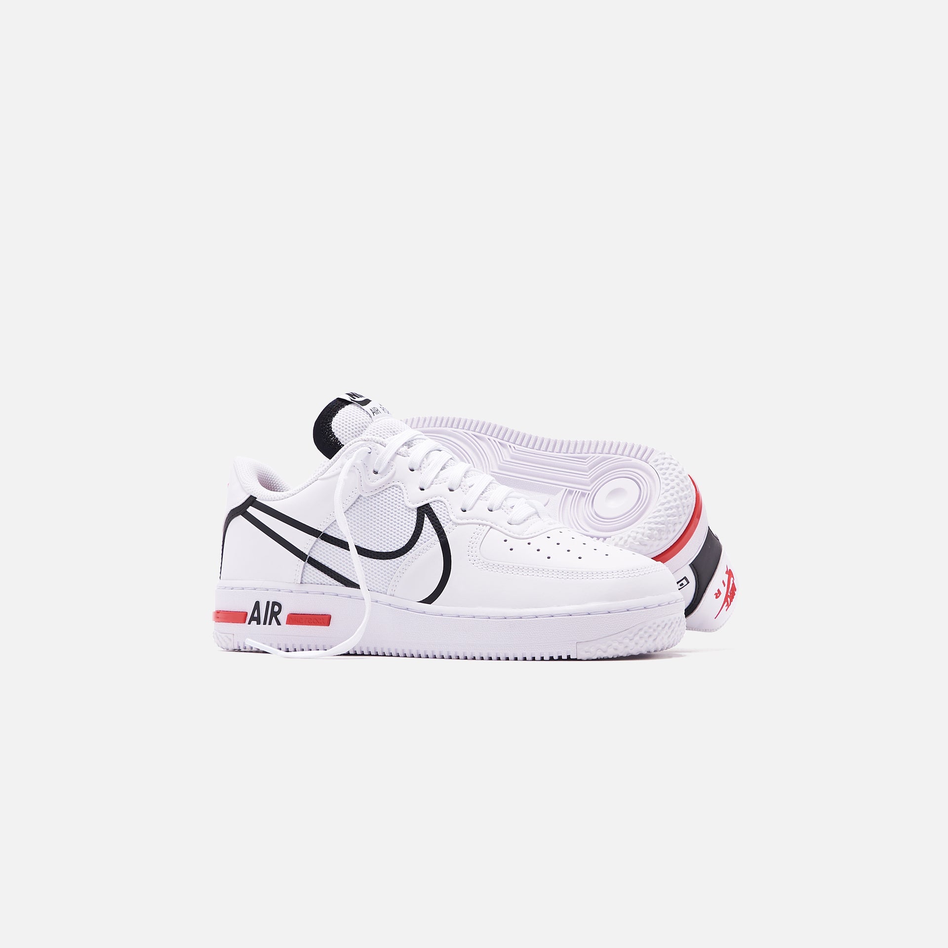 Nike Air Force 1 React - White / Black / University Red
