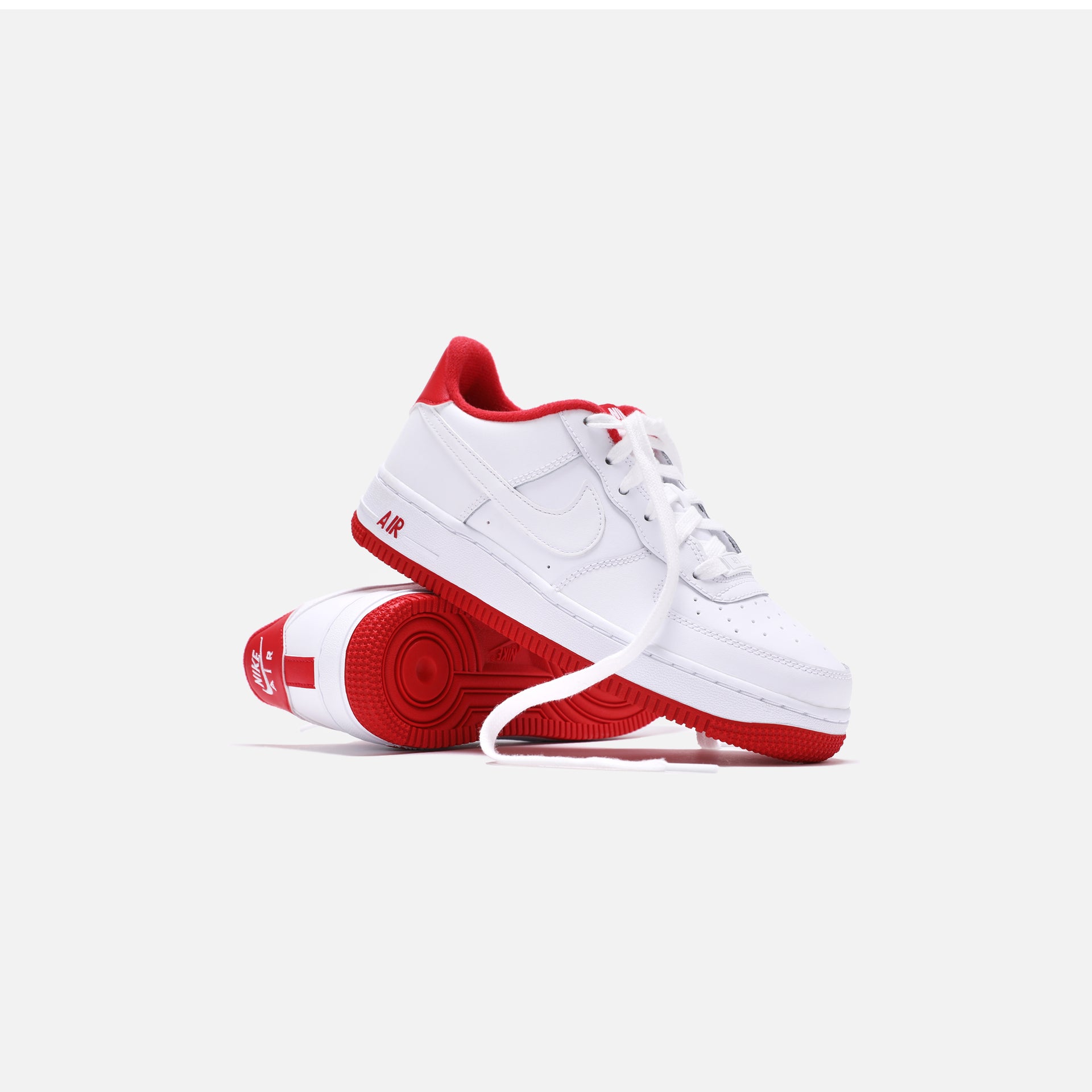 Nike Grade School Air Force 1 - White / Team Red