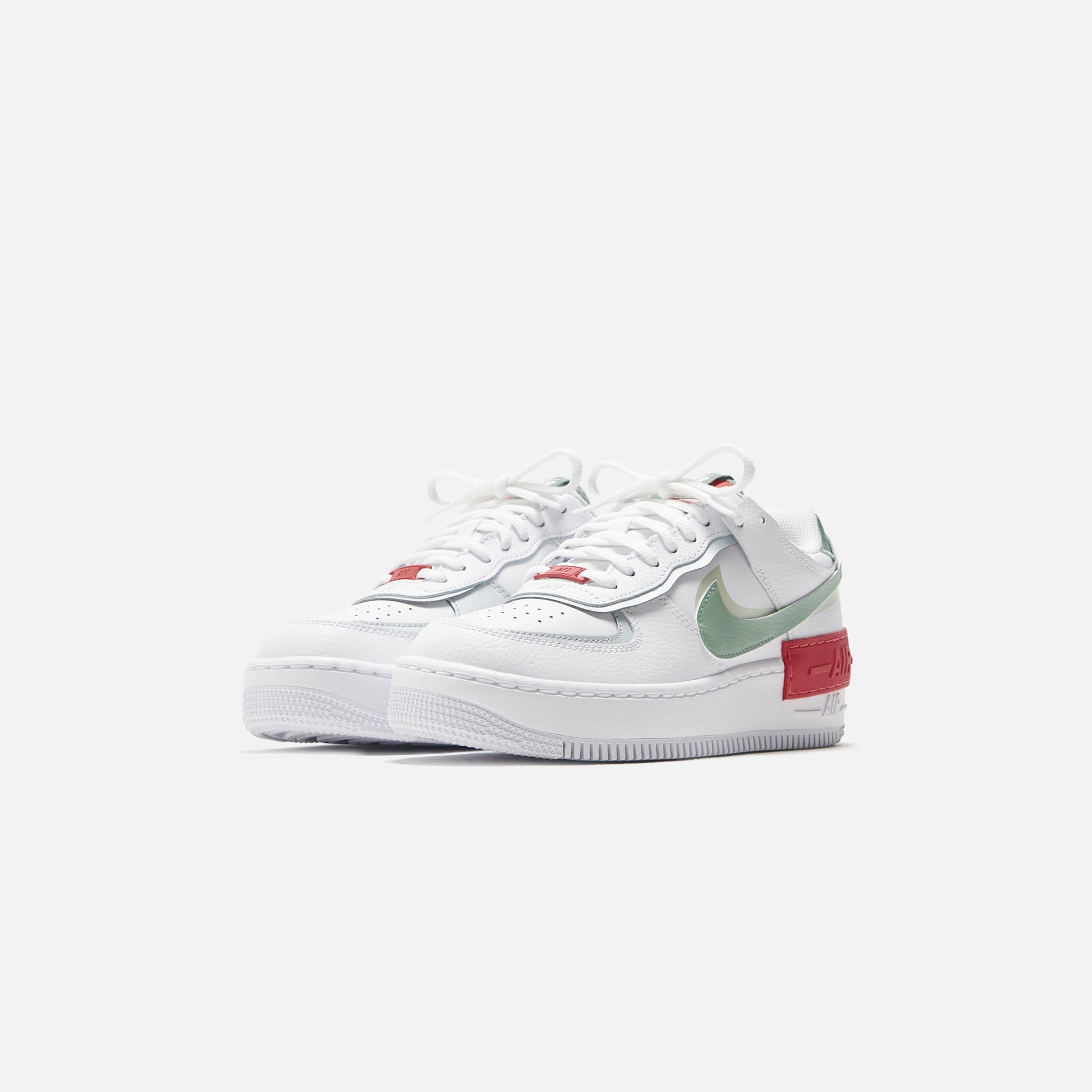 Nike WMNS Air Force 1 - Shadow White / Jade Smoke / Seafoam / Archeo Pink