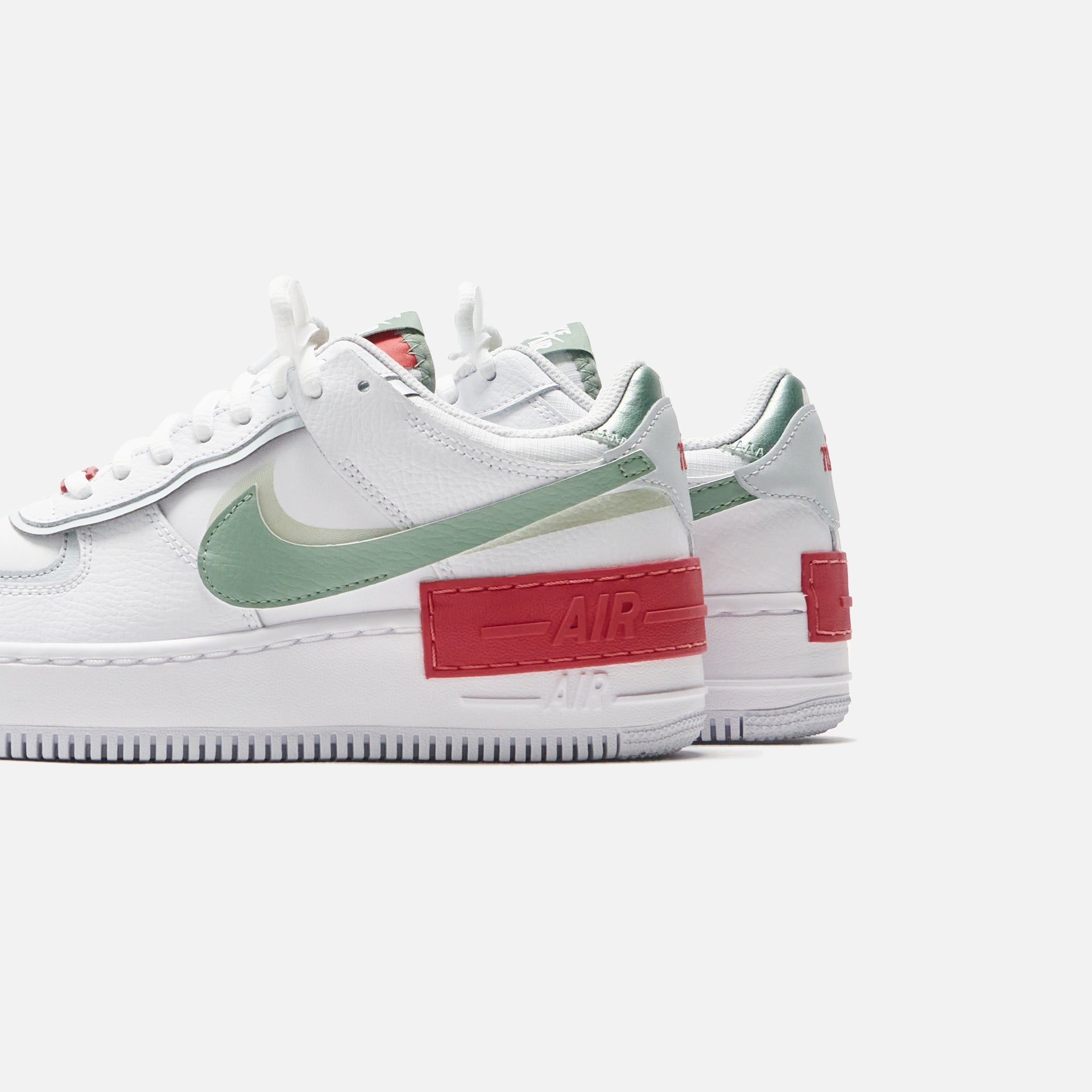 Nike WMNS Air Force 1 - Shadow White / Jade Smoke / Seafoam / Archeo Pink