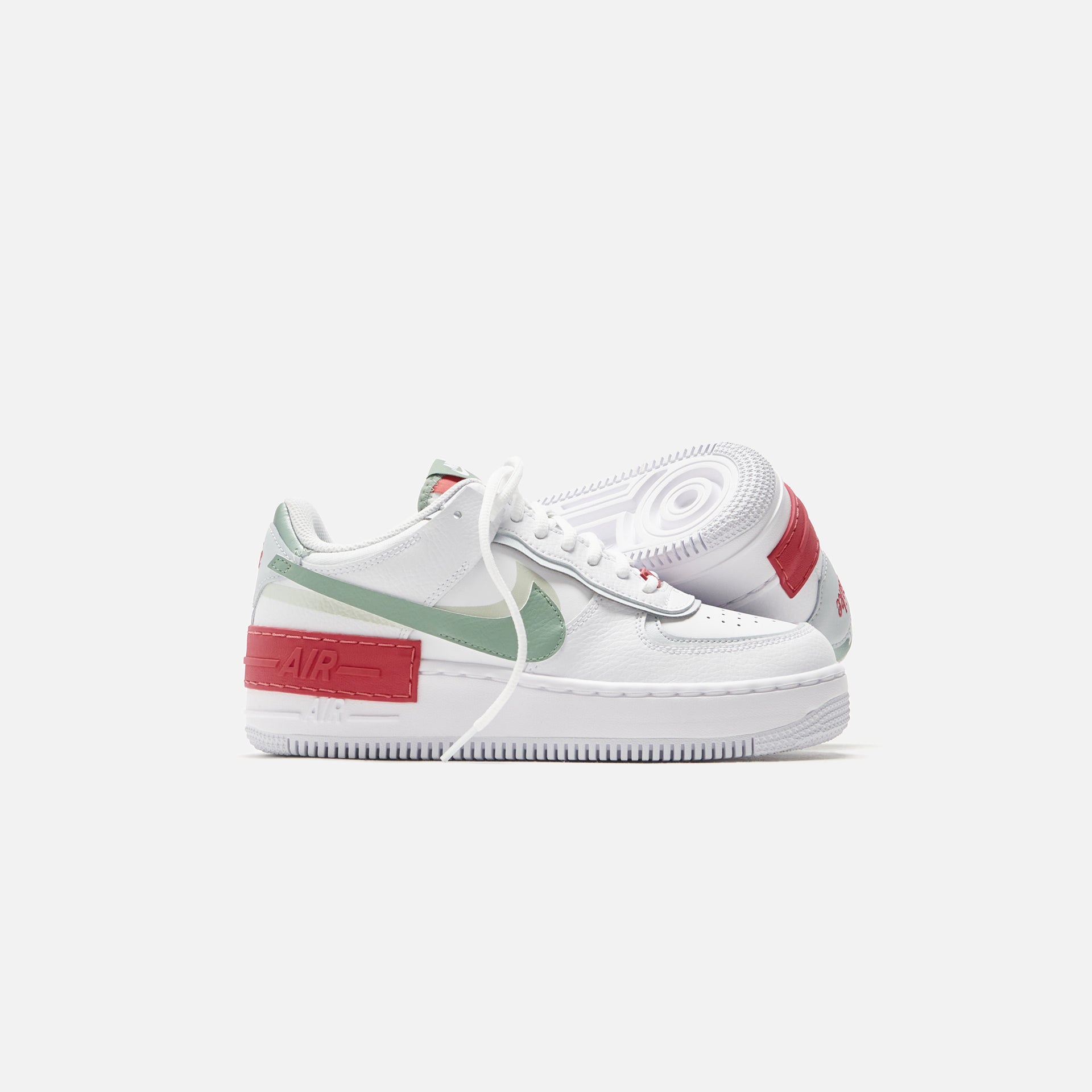 Nike WMNS Air Force 1 - Shadow White / Jade Smoke / Seafoam / Archeo Pink