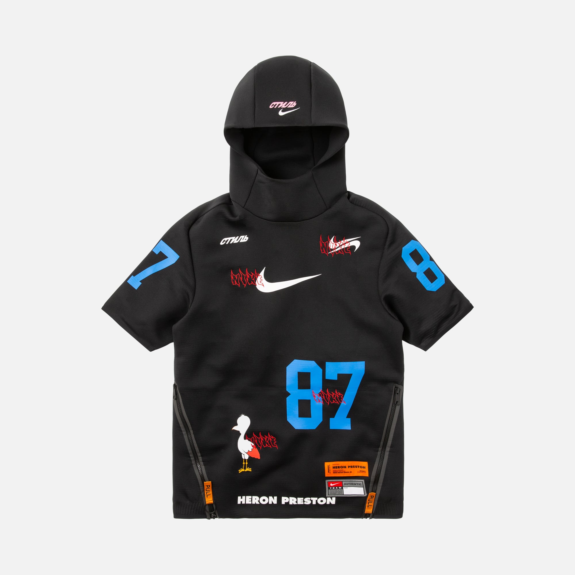 Nike x Heron Preston S S Jacket Opt 1 Black White Kith